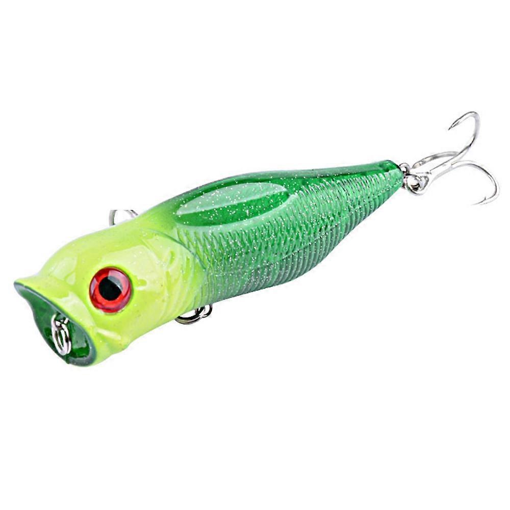 G52F 9.2cm 16.85g Artificial Plastic Popper Bait Simulated 3D Eyes Laser Fishing Lure with Hook