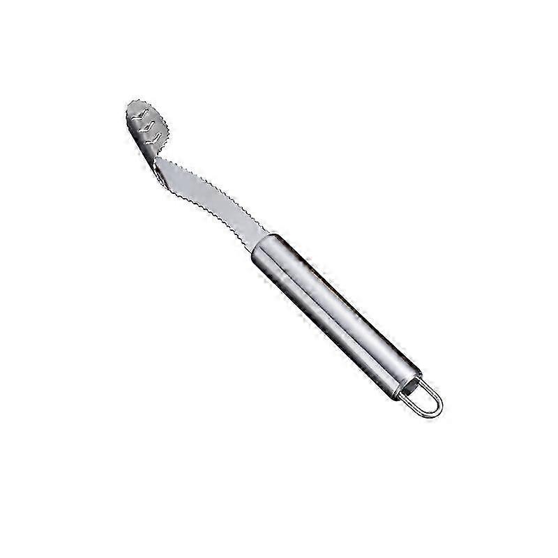 ベル、バナナ、唐辛子の皮をむいたりスライスしたりしてグリルやローストにするためのコショウの芯取りと種ずきはめています