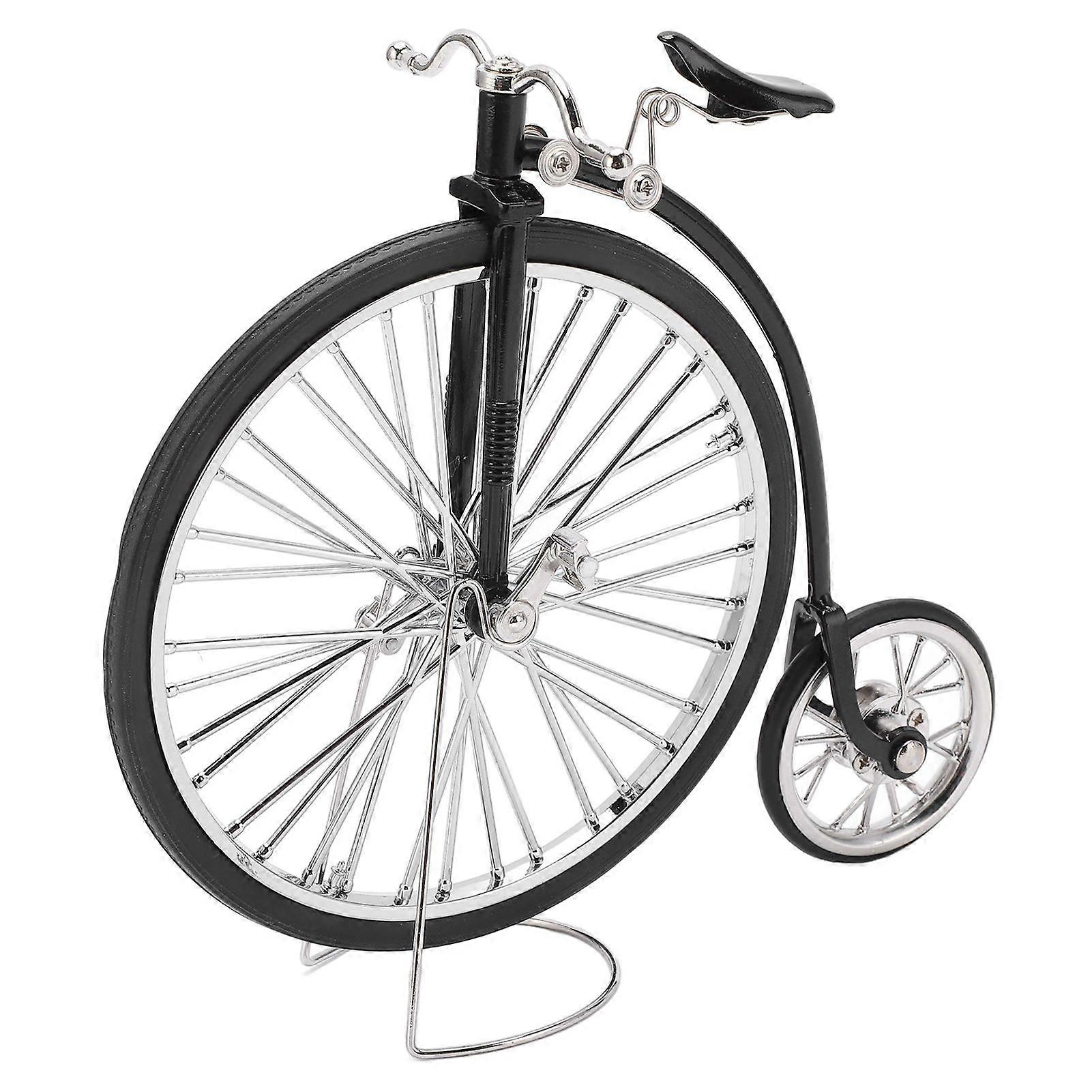 2025 Najnowszy model modelu roweru Czarne duże małe koła Retro Design Alloy