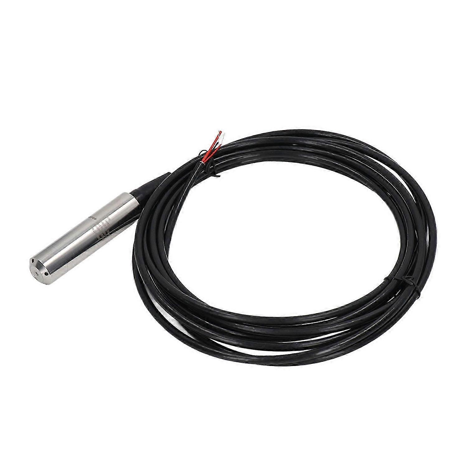 Liquid Level Transmitter High Accuracy 420mA Anti Interference Input Type Water Level Sensor Probe DC1036V 6m / 19.7ft