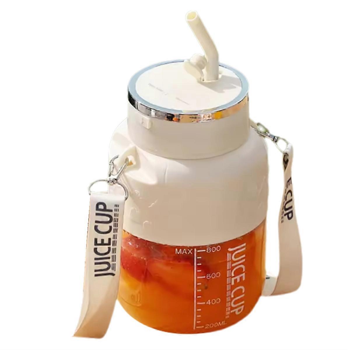 Wireless Portable Juicing Bucket Electric 800ml Fresh Fruit Juicer,B