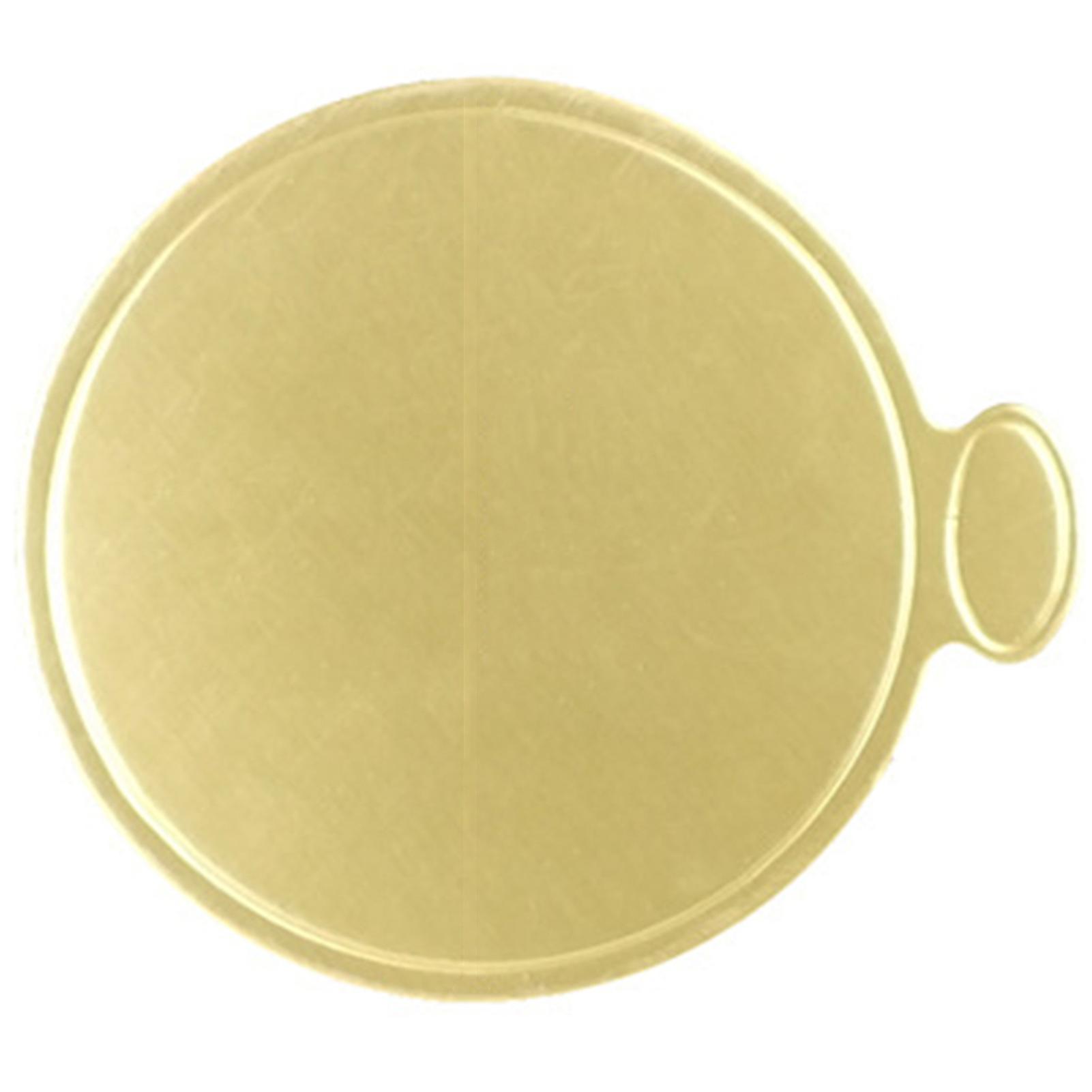 Practical Cake Pad Multipurpose Greaseproof Mousse Cake Board Gold Paper Cupcake Mat
