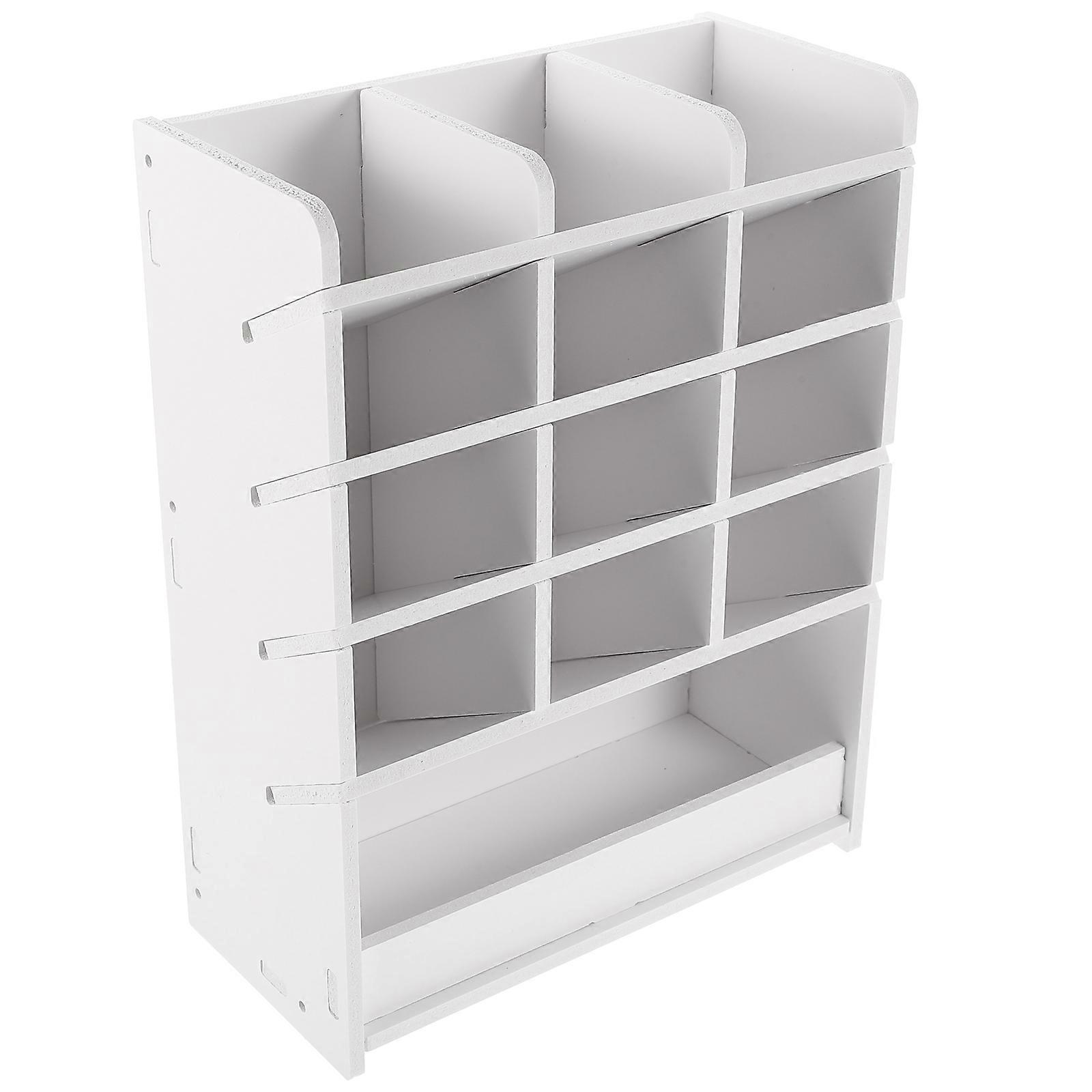 Home Organiser Rectangular Pen Organizer Box Diy Assembly Storage Solution For Kitchen 9.82X7.66X3.62In 1Pack