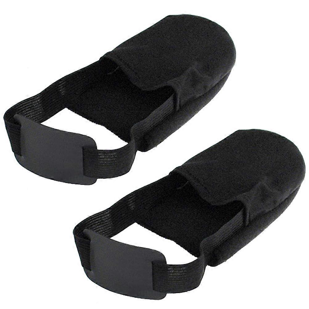 Elastic Adjustable Bowling Shoe Slider Covers Reusable Dirt Resistant Protectors for Sports Use Cotton Flannelette Black