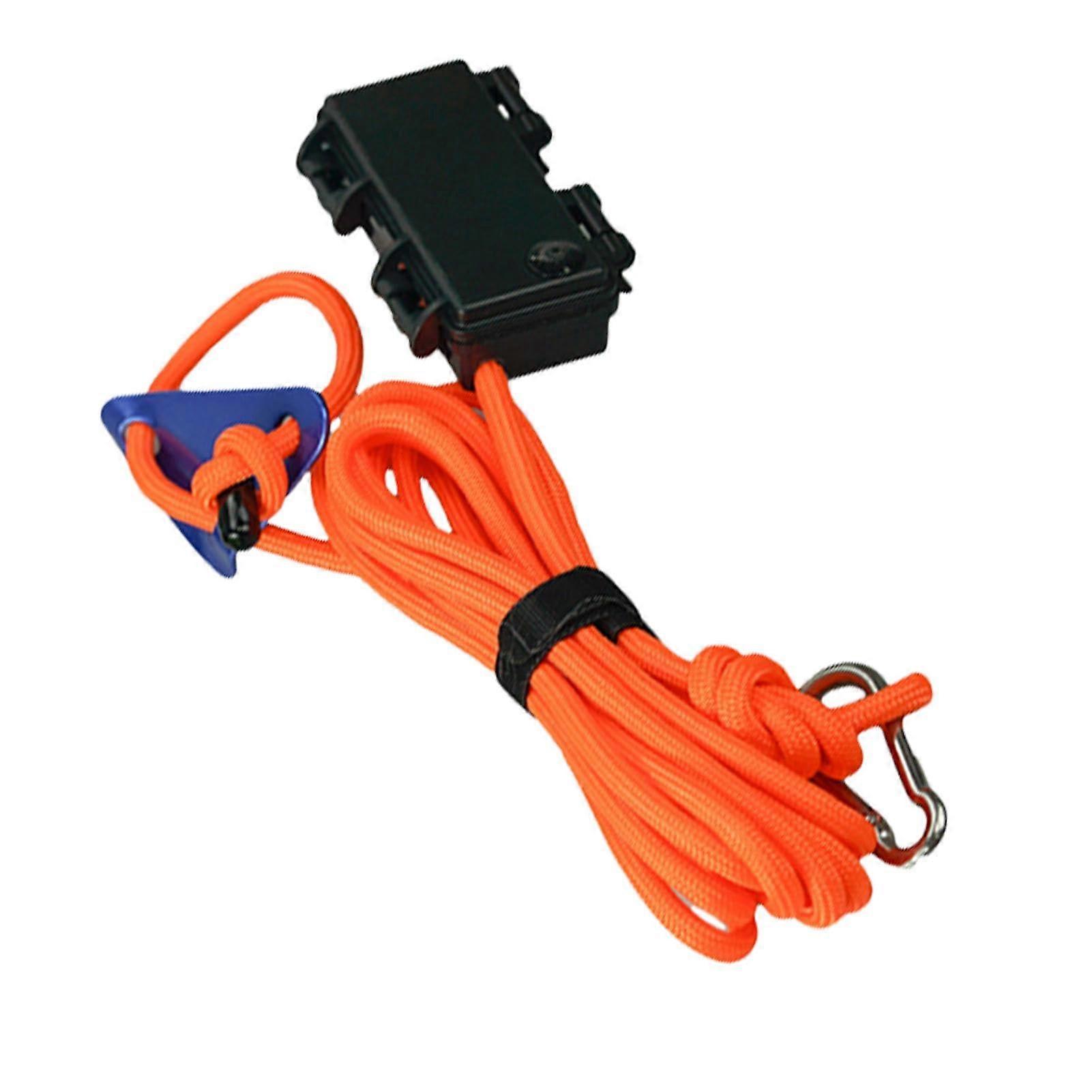 Glow in the Dark Paracord Luminous Paracord Camping Light Rope for Hammock Fabric Orange 3 meters