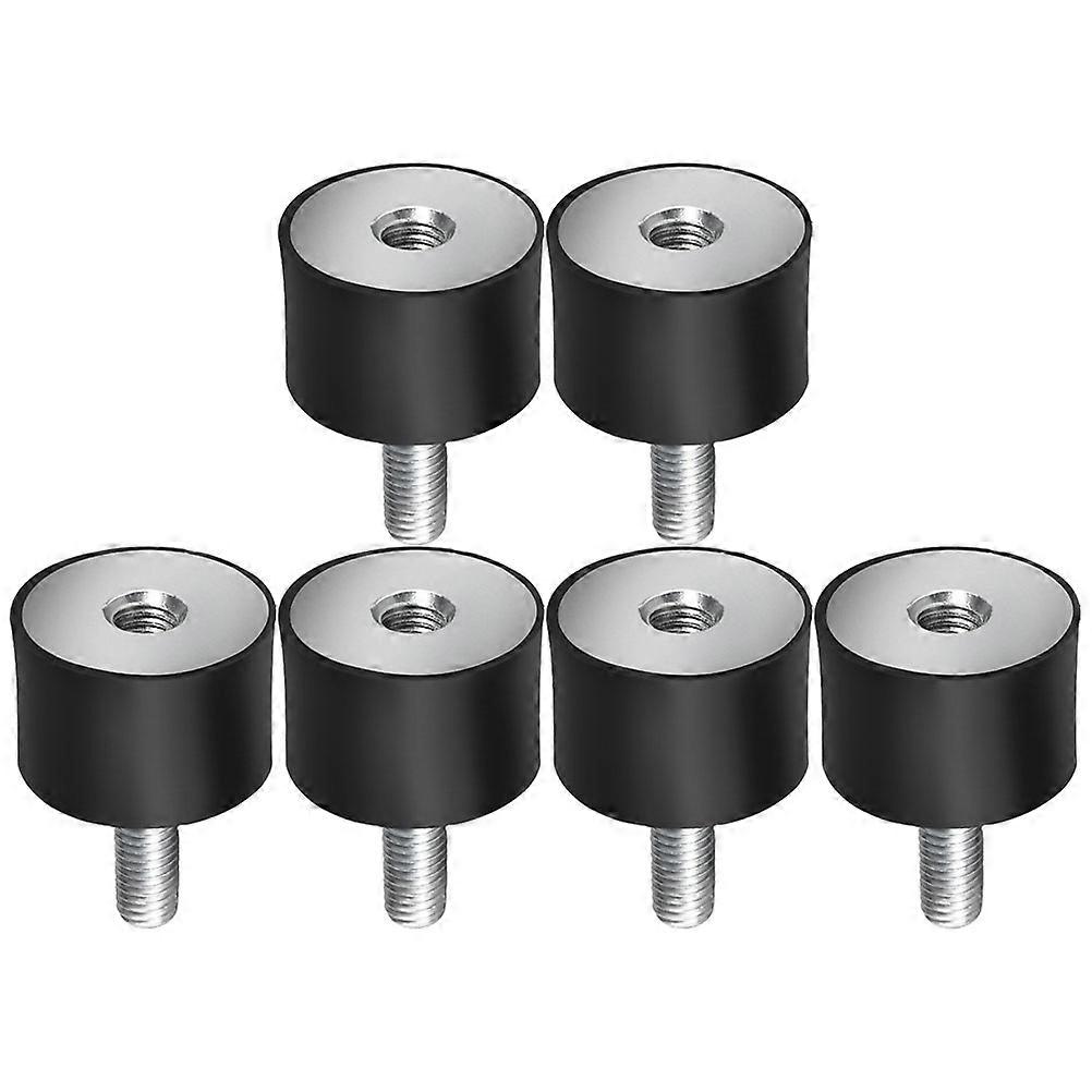 6pcs Vibration Rubber Mounts Shock Absorbers for Motors, Generators, Compressors – Noise Reduction and Machine Protection Isolators