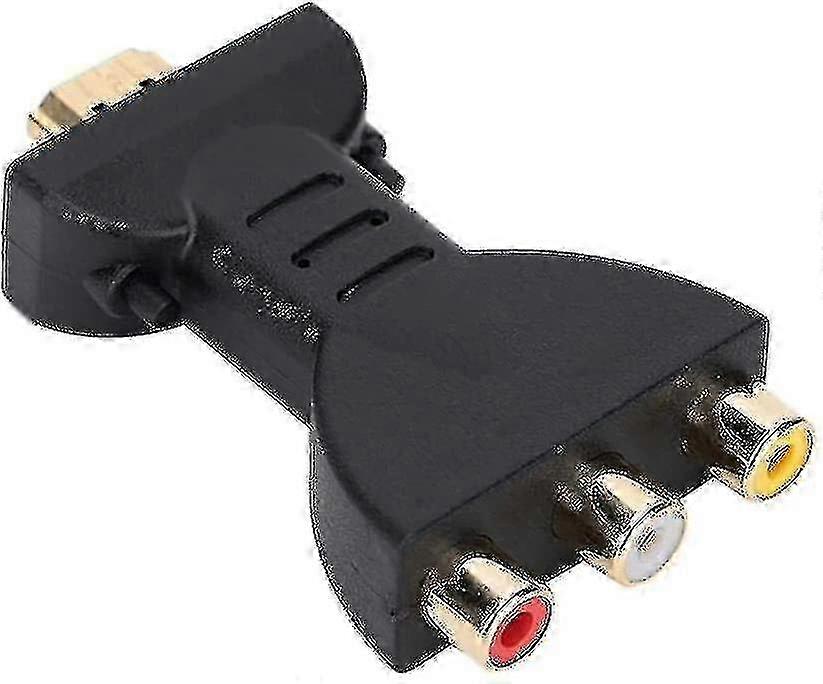 1080p HDMI to RGB Video Converter & Audio Adapter for RCA - High-Definition Yalo Converter for Enhanced Video Quality