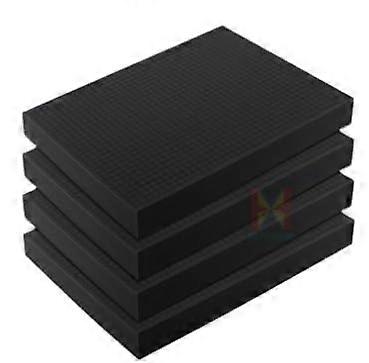 5 Pieces Grid Foam 400x300x25mm Foam Cut for Tool Cases Camera Cases and Miniatures Case Inserts