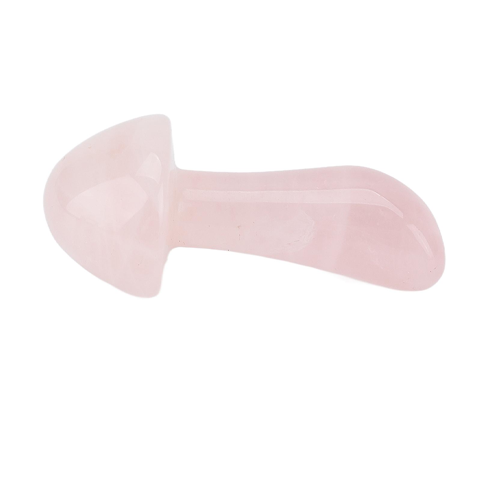 Mushroom Shape Massage Stones Gua Sha Massage Jadestone Scraping Stone Relaxing Body Pink