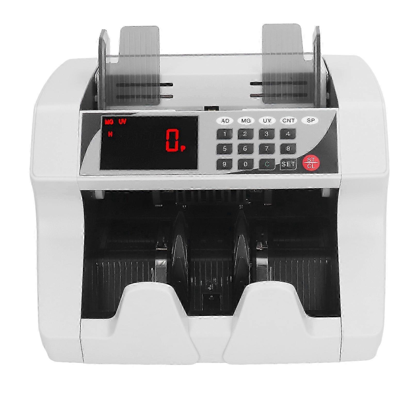 Accurate Mini Commercial Bill Counter Machine with LCD & Alarm - Fast Cash Counting Device for Supermarkets & Retail Shops
