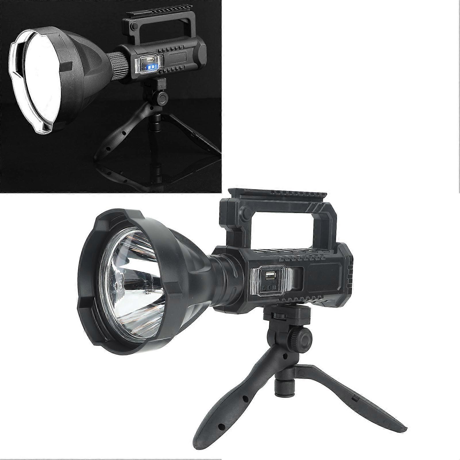 W590 Rechargeable Spotlight Handheld Lamp Strong Light Searchlight USB Chargeable Strong Light Handheld Flashlight White Light