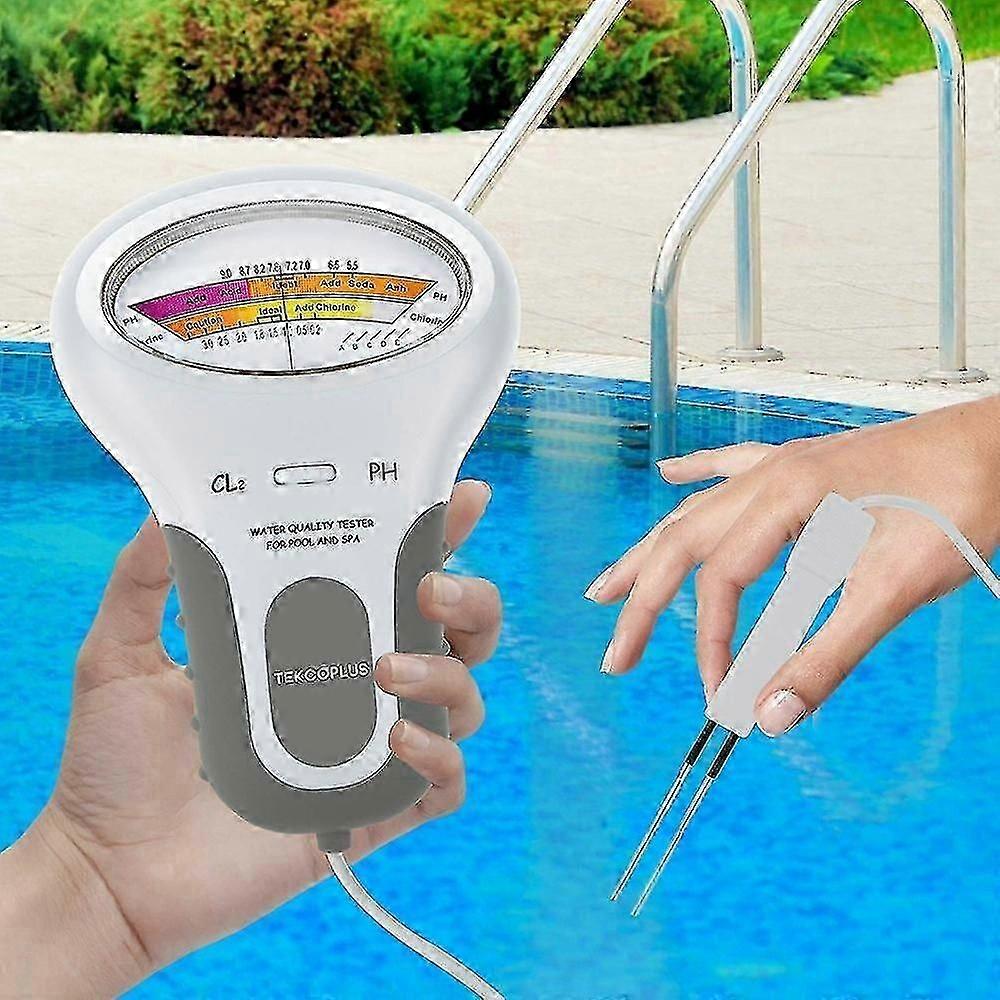Water Quality Analyzer, Digital Chlorine And Ph Cl2 Tester For Swimming Pools, Spa Water