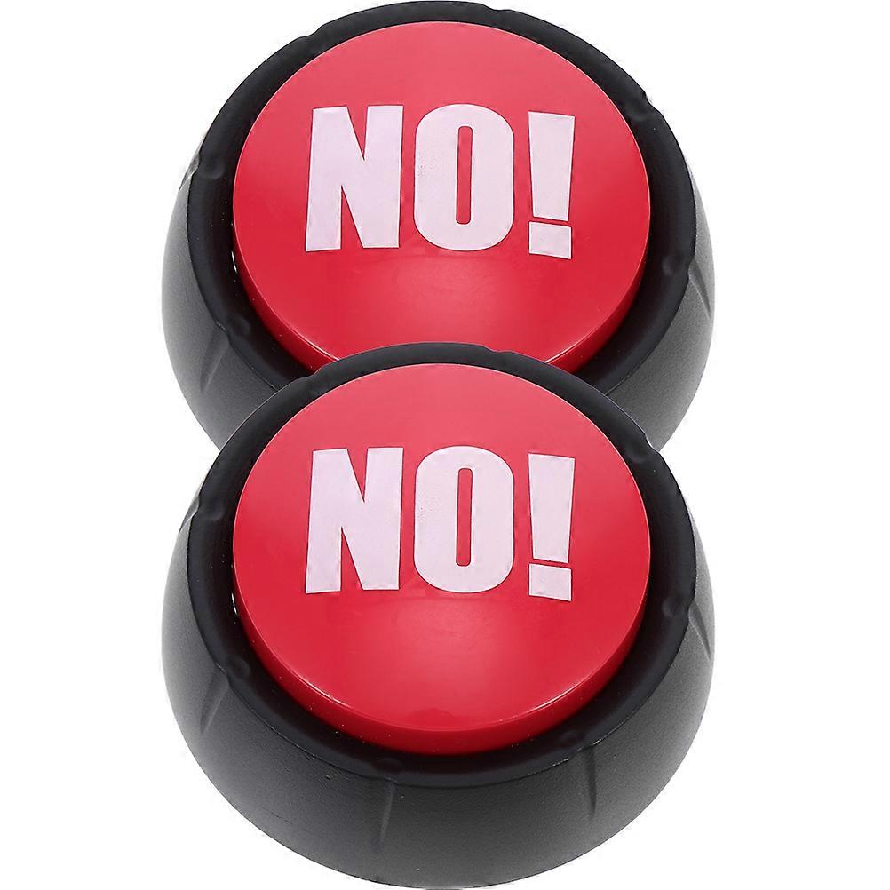 It sounds like you're referring to a product listing or description for **voice activated "Yes/No" sound buttons**—probably a set of two interactive