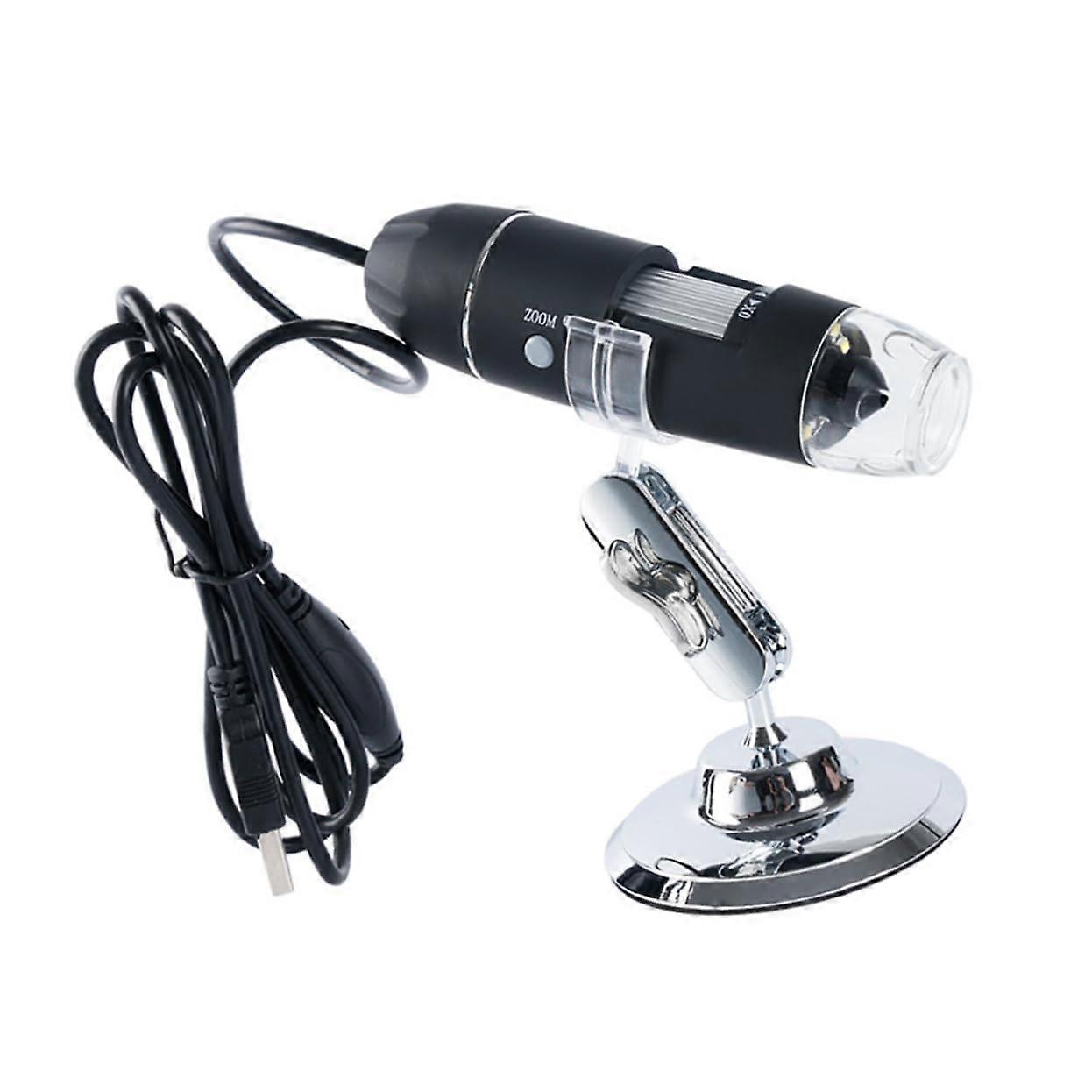 High Resolution 1600x USB Microscope Portable Digital Magnifier for Phone and Computer, Versatile Handheld Scope