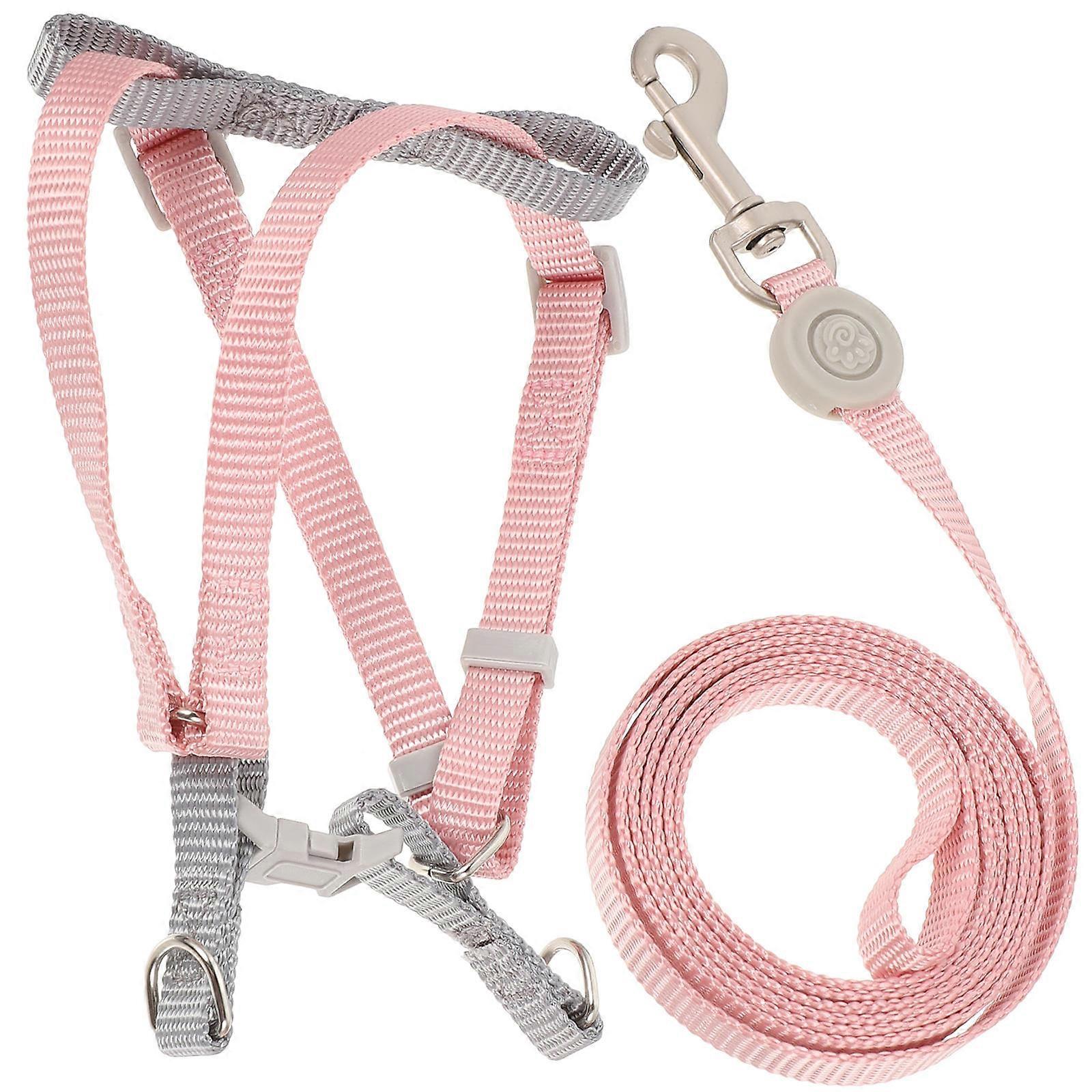 Soft Cat Harness and Leash Set – Lightweight, Compact Vest for Small Cats & Dogs, Escape Proof Design for Outdoor Walking Adventures
