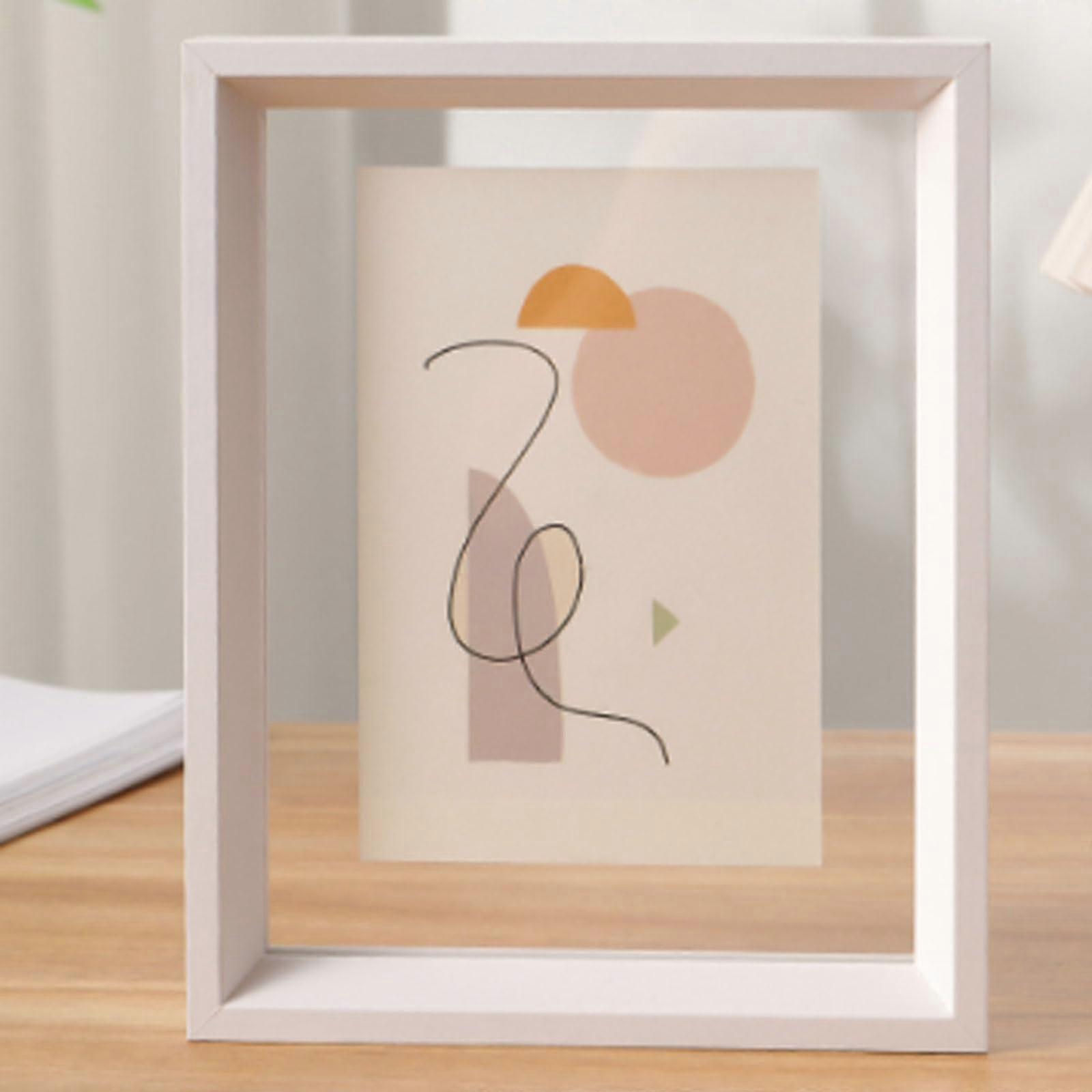 Doublesided Transparent Photo Frame for Plant Specimens, White A3