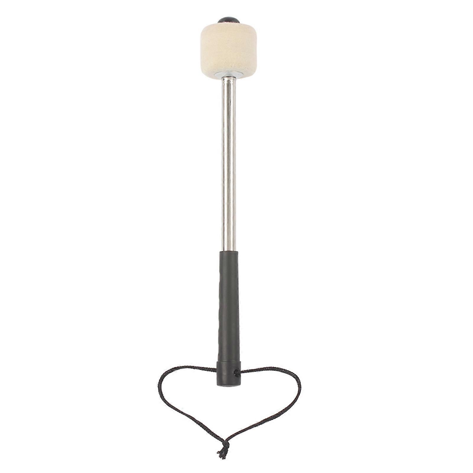 Durable Bass Drum Mallet Drumstick with Wool Felt Head Percussion Marching Band Accessory
