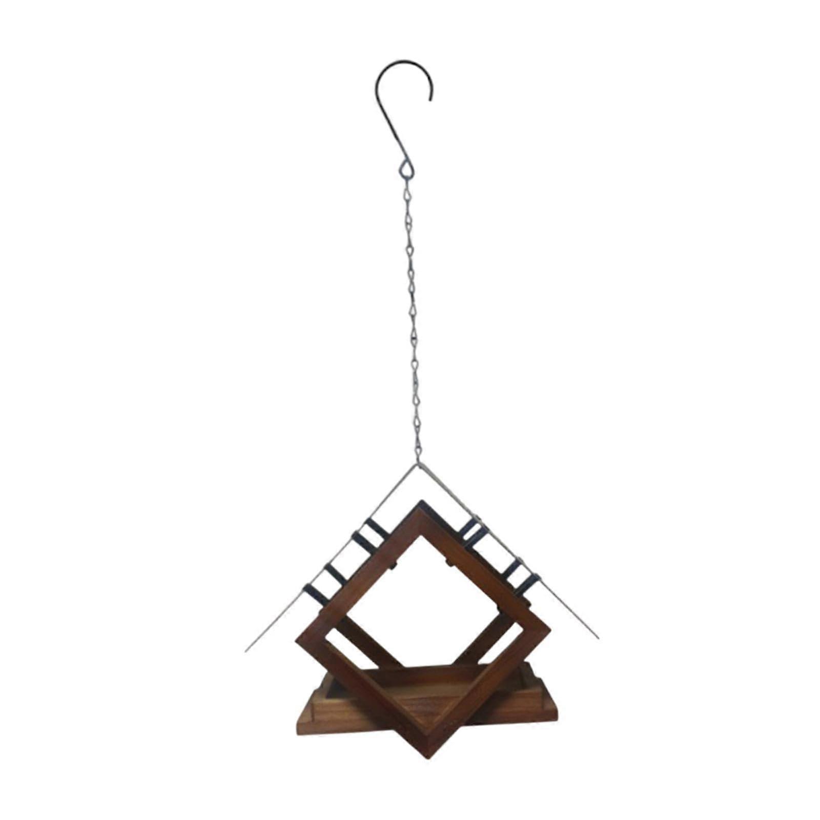Easytouse hanging bird feeder with stable structure, sturdy and practical modern garden decoration for outdoor balcony and yard.