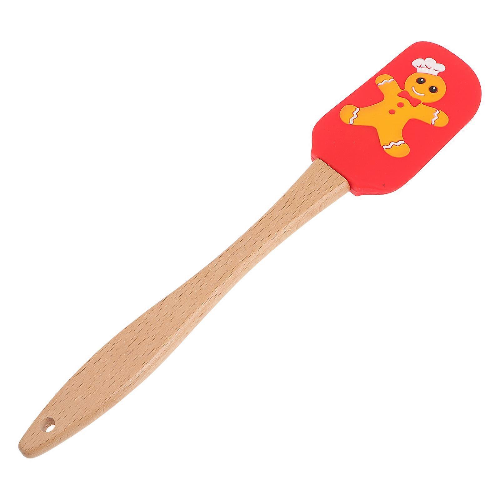 Silicone Cake Spatula Food Grade Heat resistant Christmas Theme 1 Set