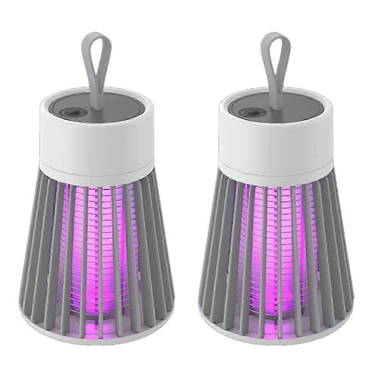 2PCS Mosquito Zapper USB Charging Waterproof Suitable suitable for Home B