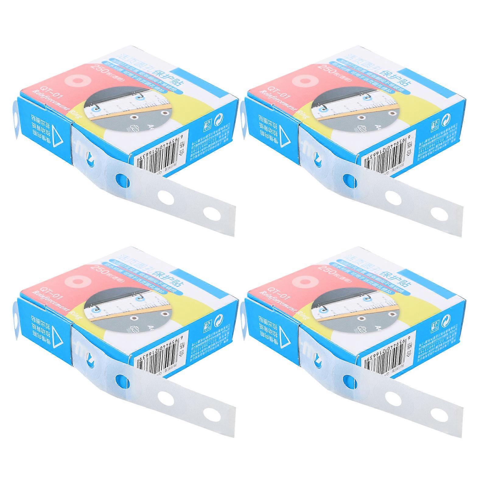 Repair Stickers For Hole Reinforcement In Paper Fabric Plastic 4 Packs Invisible Style For Home Office School