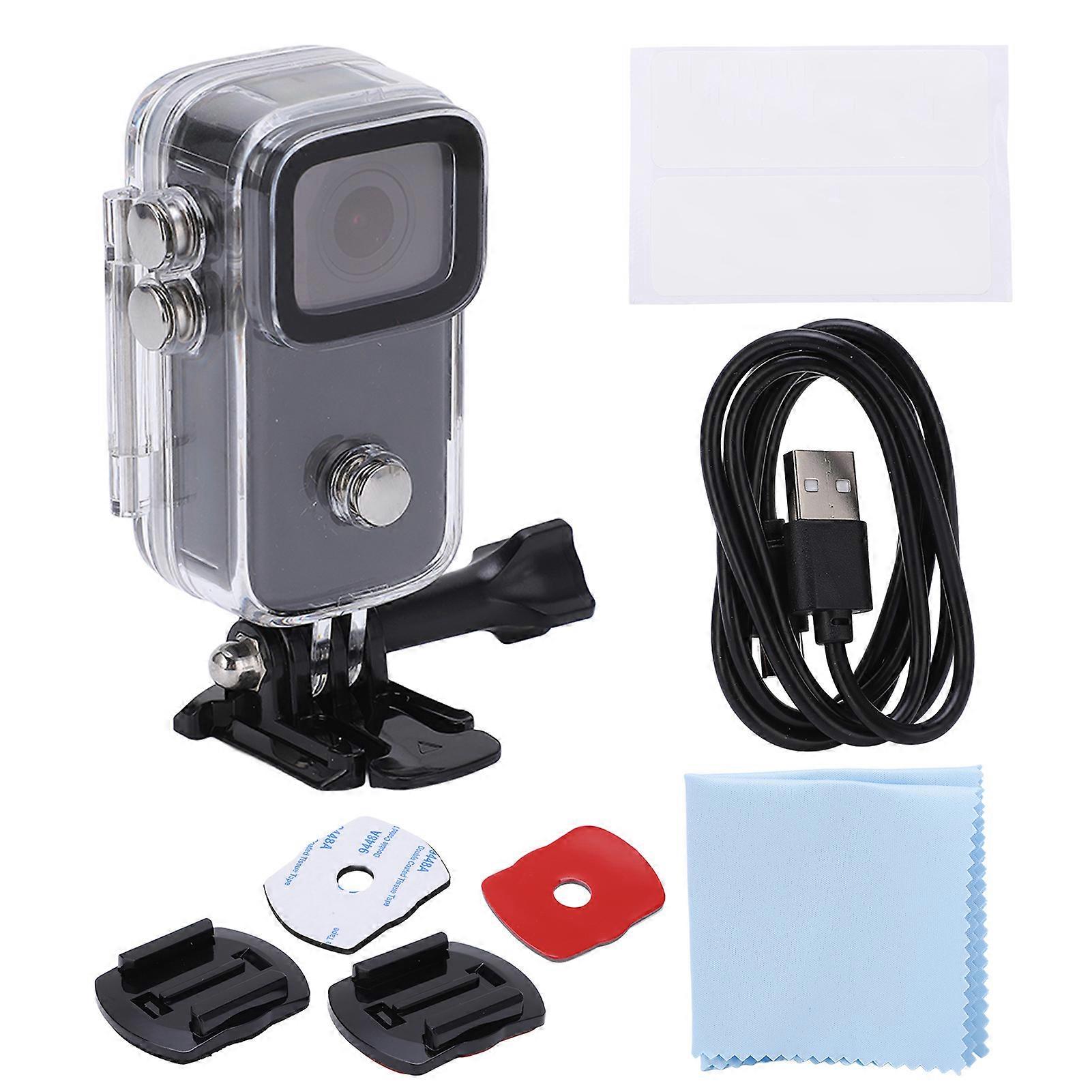 C200 4K 24FPS HD Action Camera 154 Degree Wide Angle 40M Underwater Waterproof Camera Anti Shake Mini DV for Cycling Swimming