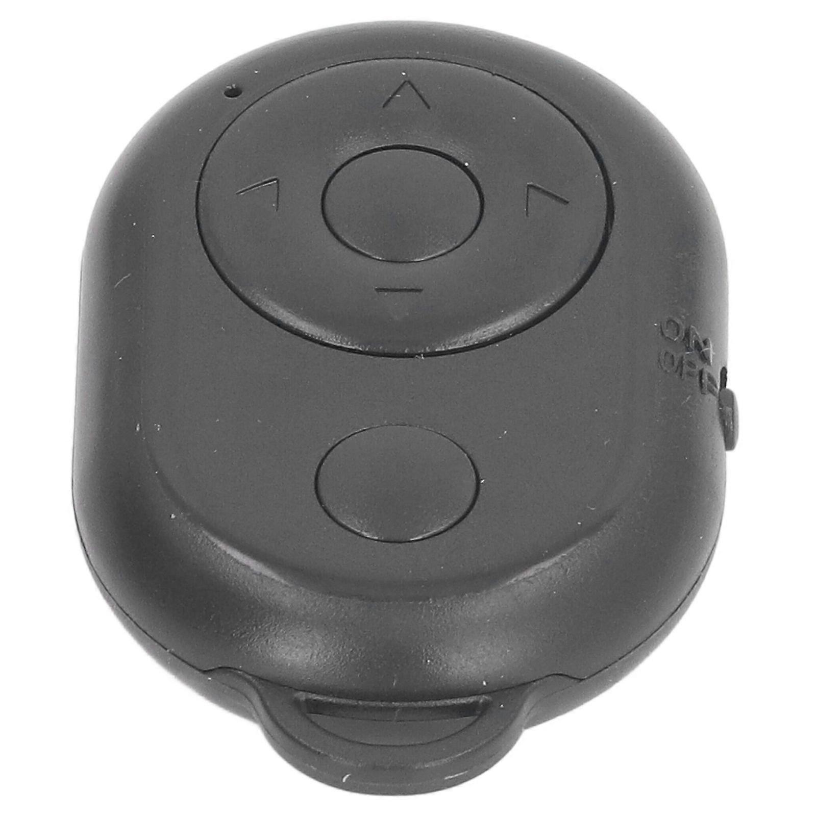 Phone Remote Control BT 4.0 10m USB Type C Charging Selfie Clicker for Giving A Like Page Turning Shooting Black