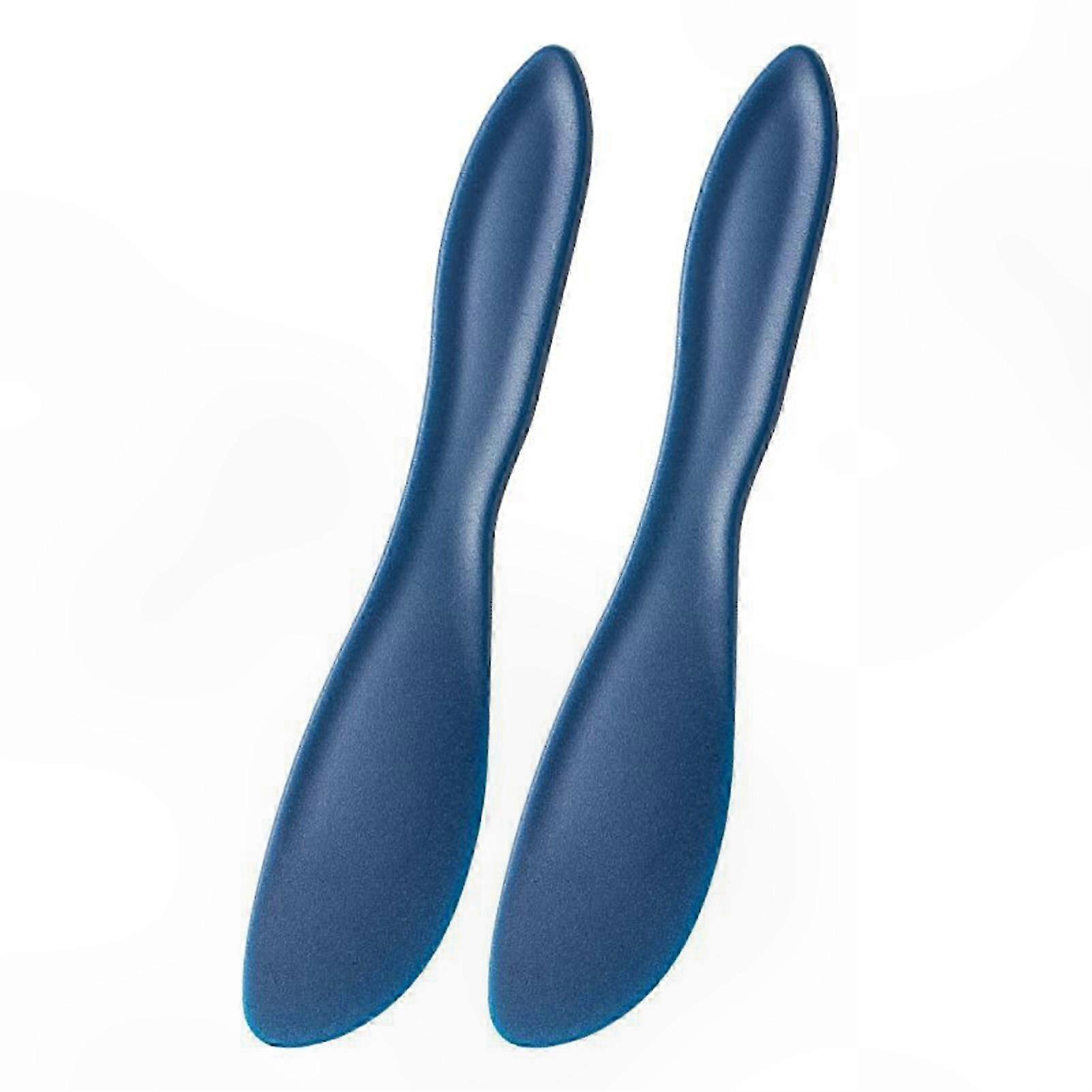 2-Pack Food-Grade PP Cake Spatulas, Multifunctional Rounded Corner Scrapers, Durable & Easy-to-Use Kitchen Tools