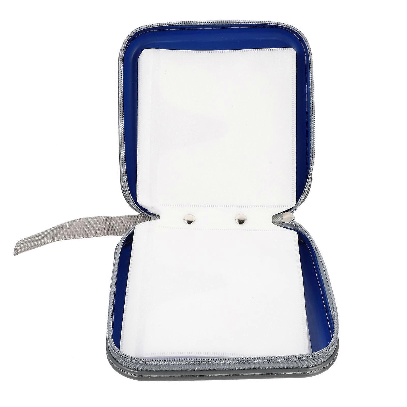 Dvd Organizer Disc Protection Portable Square Shape Non-woven Fabric Material 15.5x15.5cm 1Pack