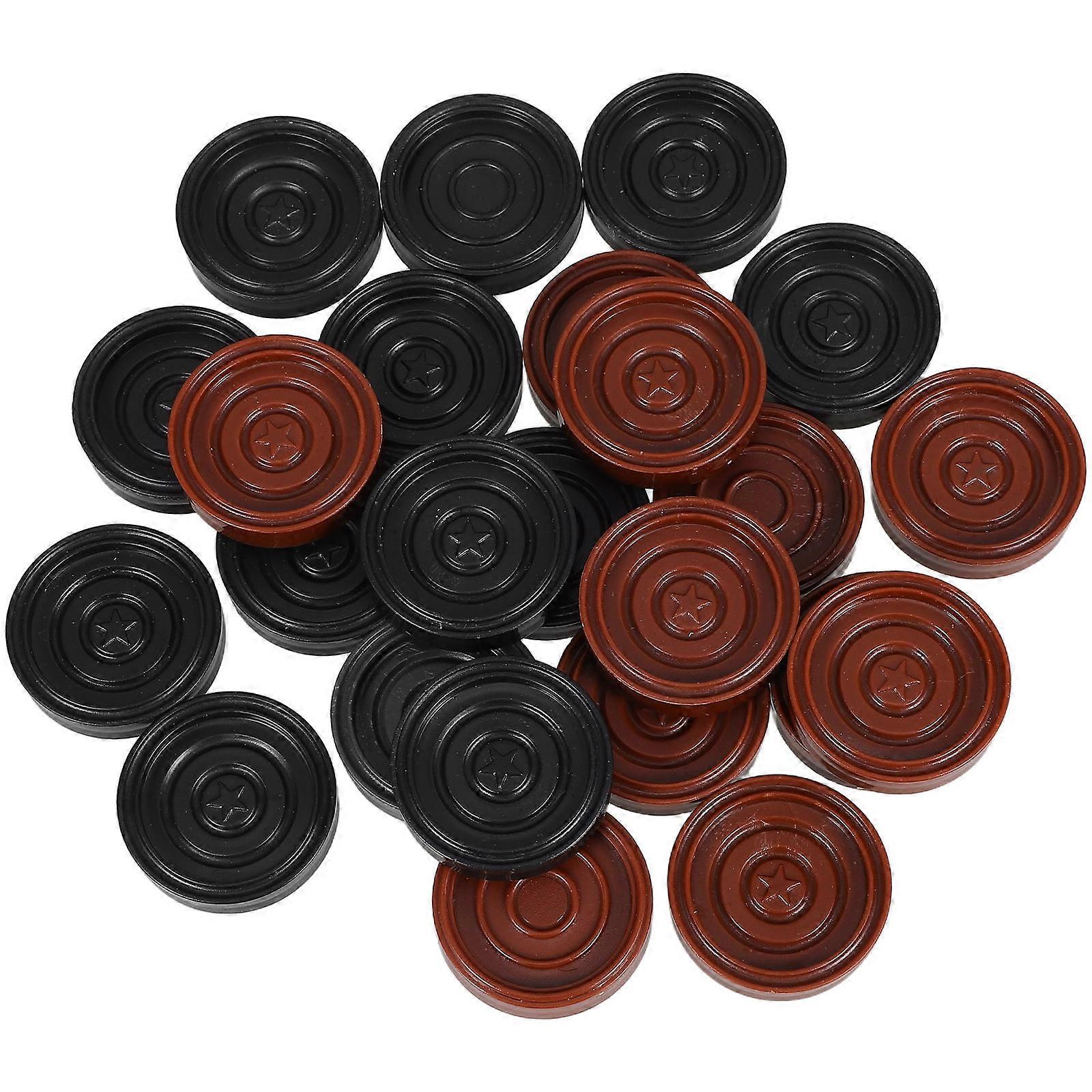 Unique Chess Pieces for Checkers and Chess Made of ABS Material Enhancing Game Experience with 24pcs Pieces