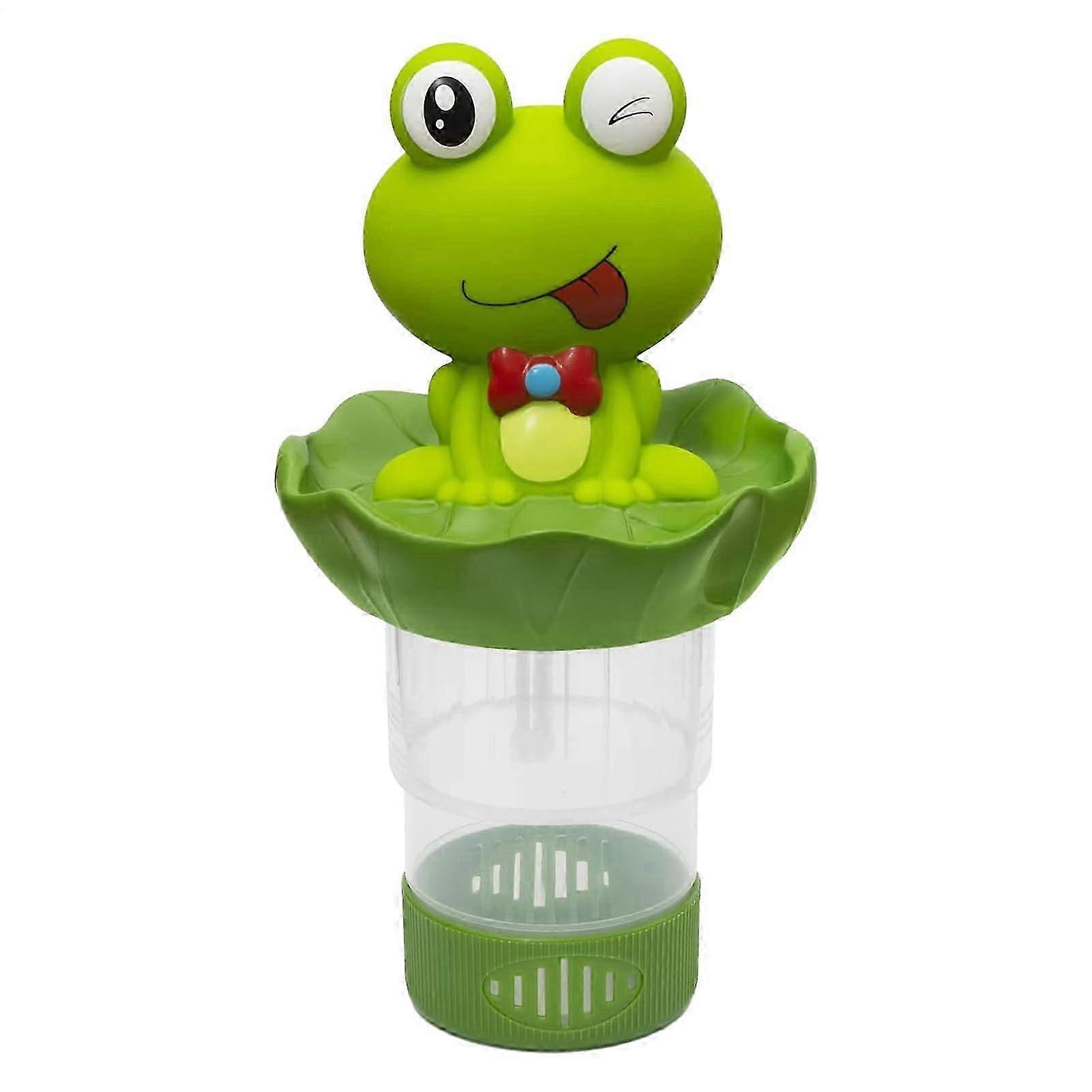 Chlorine Tablet Floater for Pools - Holds 7.6cm Tablets, Frog Design