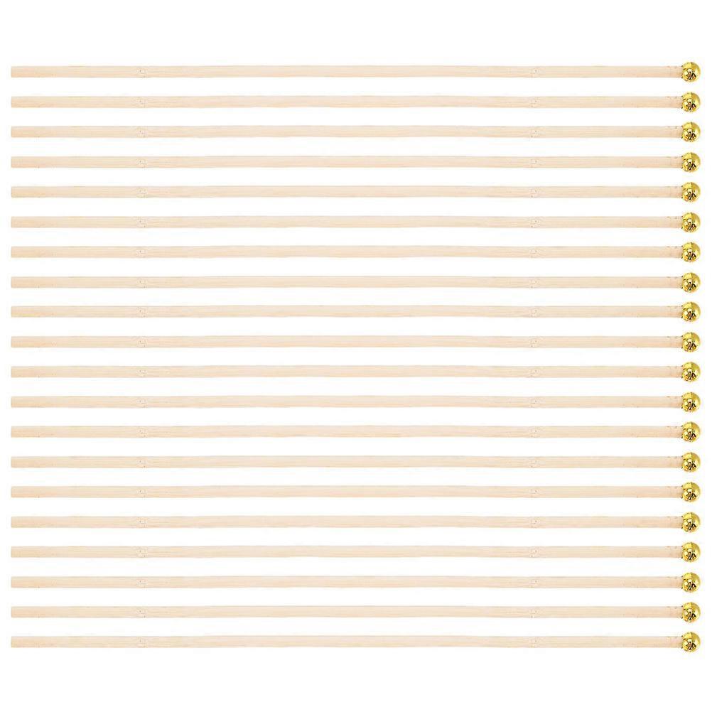 50pcs Wooden Flag Poles for Handheld Flags – Lightweight, Durable, Smooth Surface for Sporting Events, Parties, and Celebrations