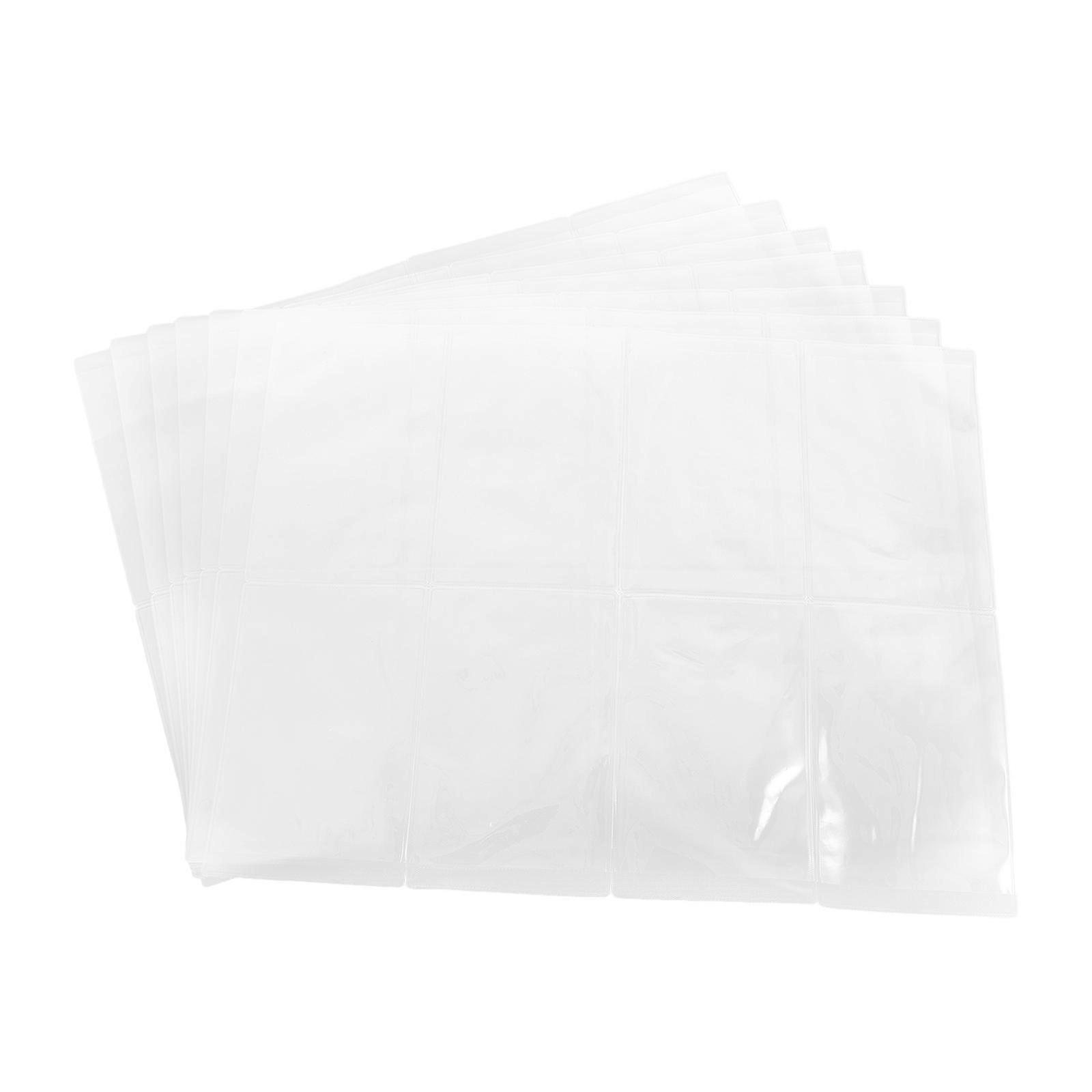 Flash Card Holder Plastic ID Badge Vertical Waterproof Dustproof Secure Protection 56Set