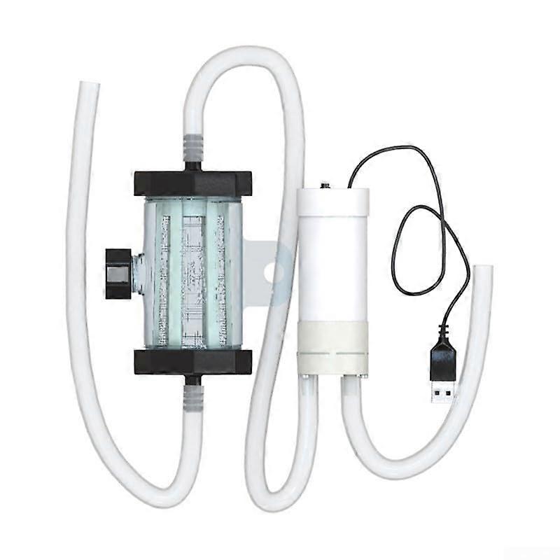 Electric USB Aquarium Pump for Efficient Tank Cleaning and Water Changes, 5 Meter Length, Easy to Use and Durable Design