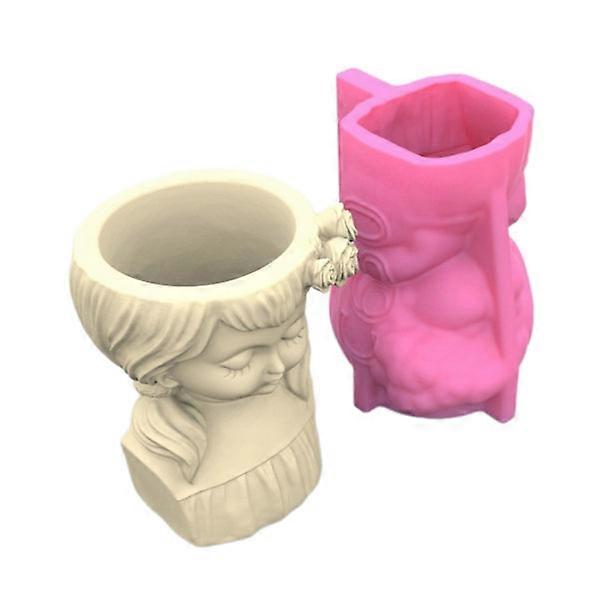 Silicone Molds for DIY Concrete in the Shape of Fairy, Epoxy Resin Molds for DIY Projects