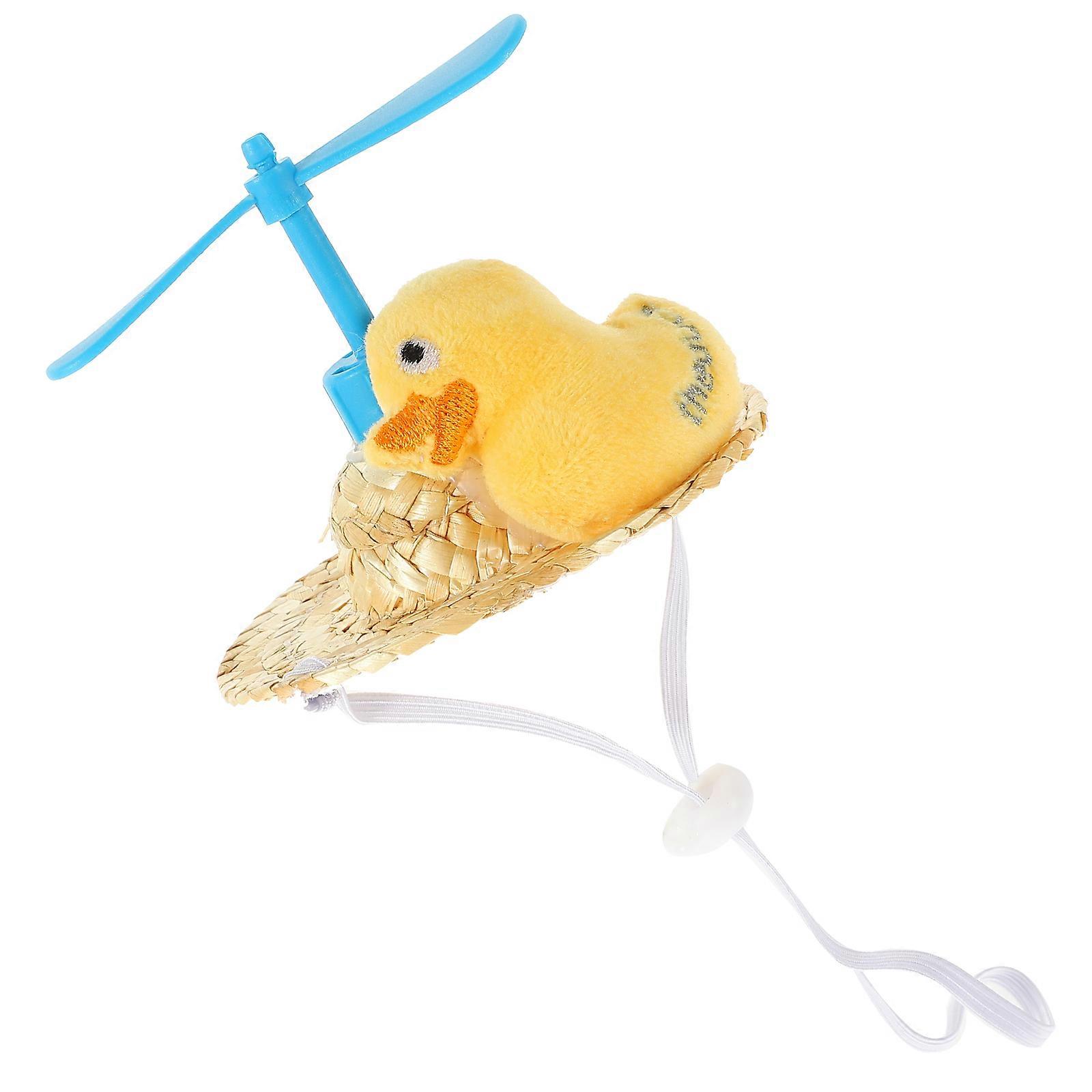 Cap Woven Hat for Use 1Pcs Light Brown Dragonfly Sunhat