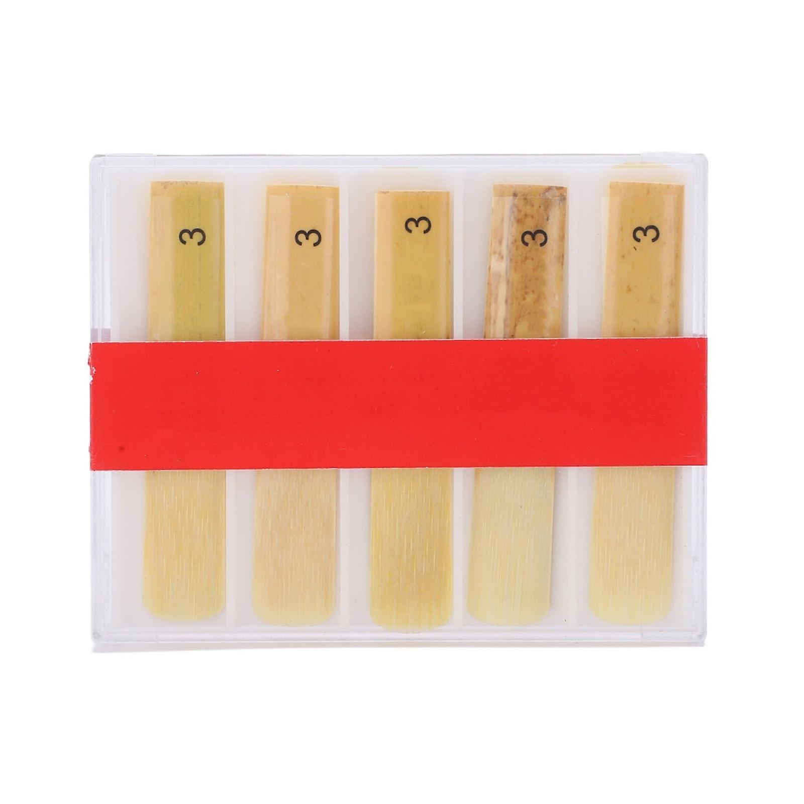 B-flat Clarinet Accessory Set, Clarinet Reeds No. 2.5, No. 2, No. 3, 10-piece Transparent Box, Musical Instrument Accessory