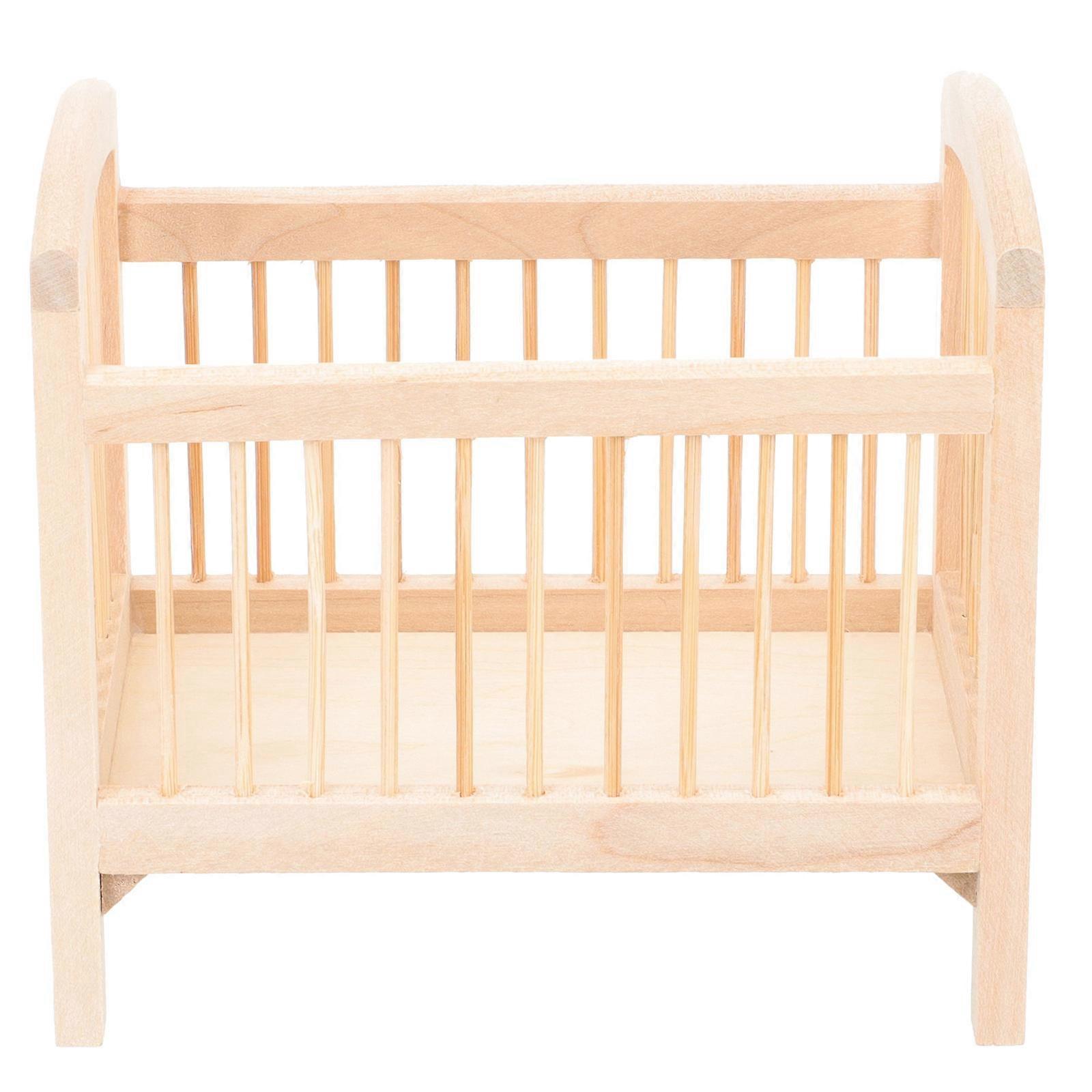 Mini Wooden Doll Mini Model Miniature Accessory Decoration