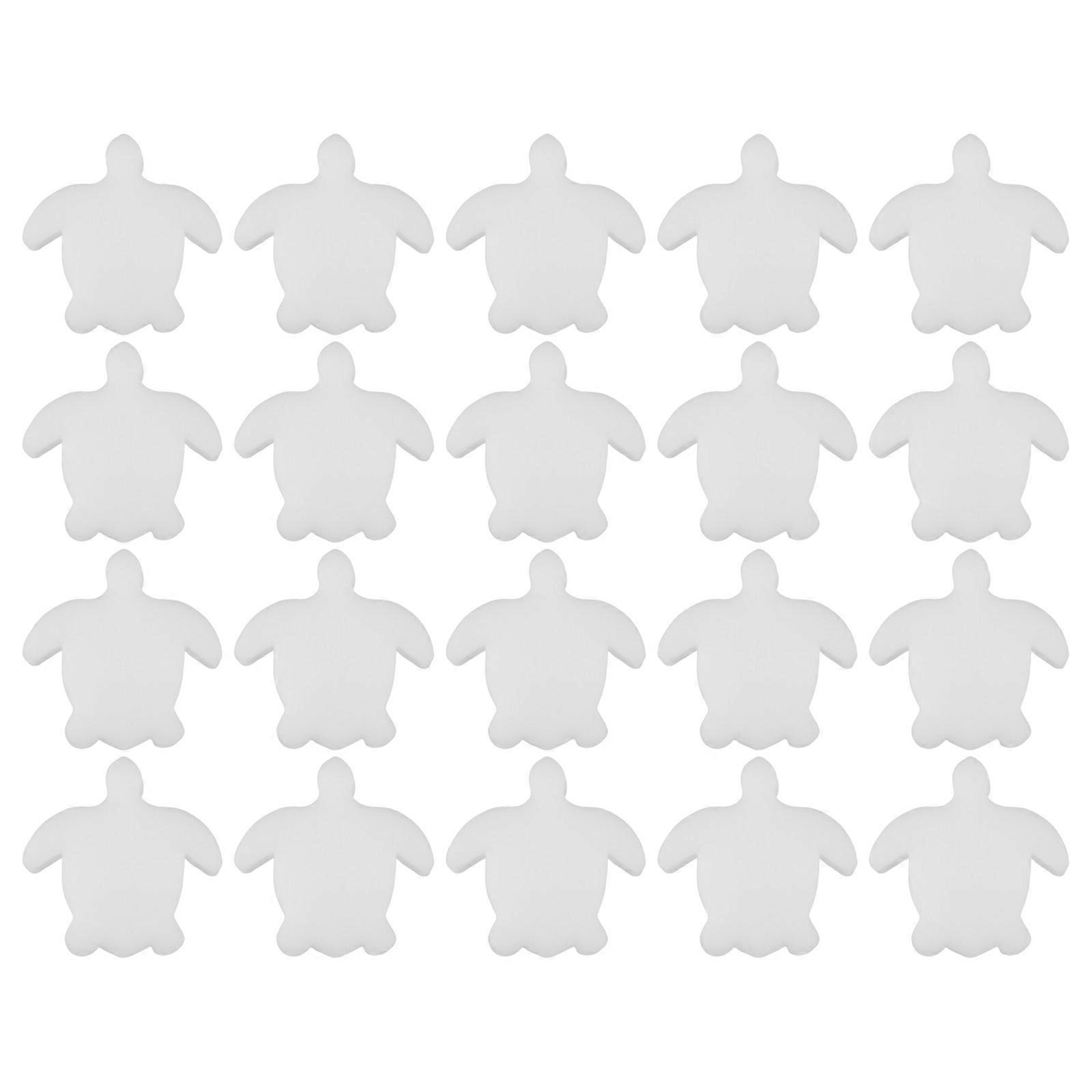 Oil Absorbing Turtle Shaped Sponge for Pool Maintenance 20Pcs Collection