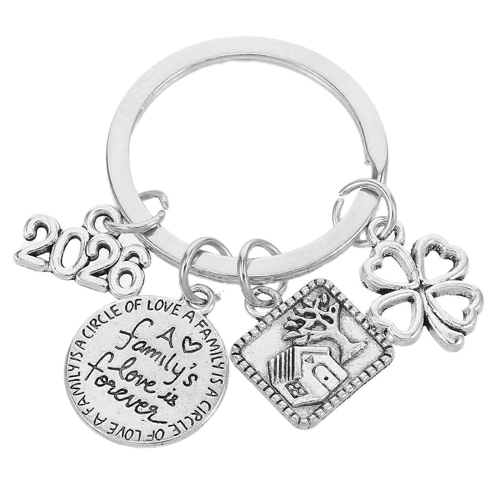 Lightweight Portable Keychain Symbol for Home, Adventures, and Keepsake – Perfect Housewarming Couples, Family, Friends