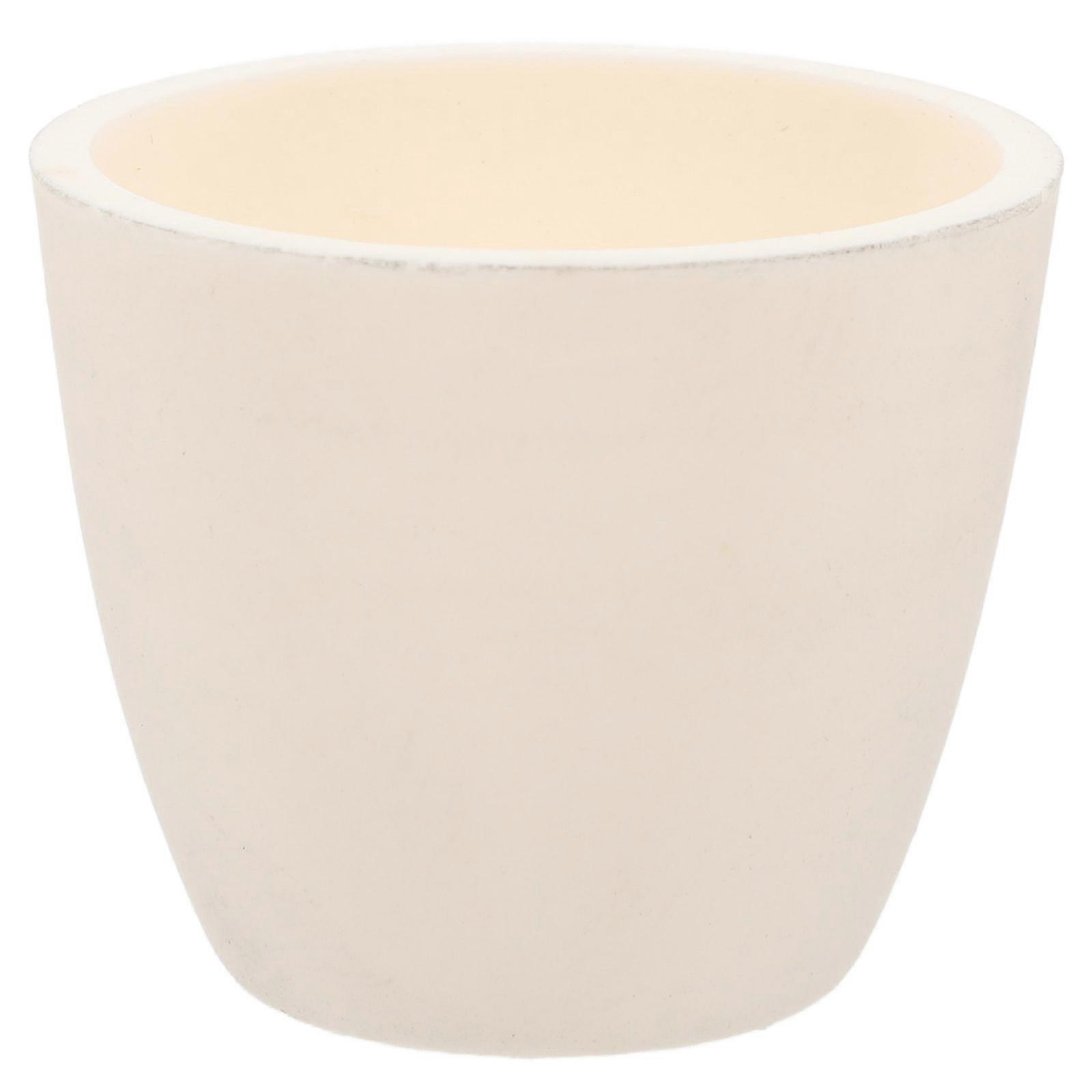 Crucible For Laboratory Melting 20ml With Strong Ceramic Material Suitable For Laboratory Equipment 1Pcs