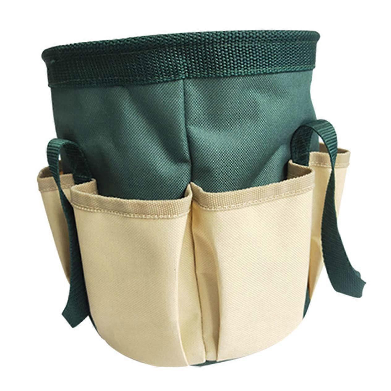 Foldable Oxford Tool Bag for Gardening, MultiPurpose Organizer with Multiple Compartments