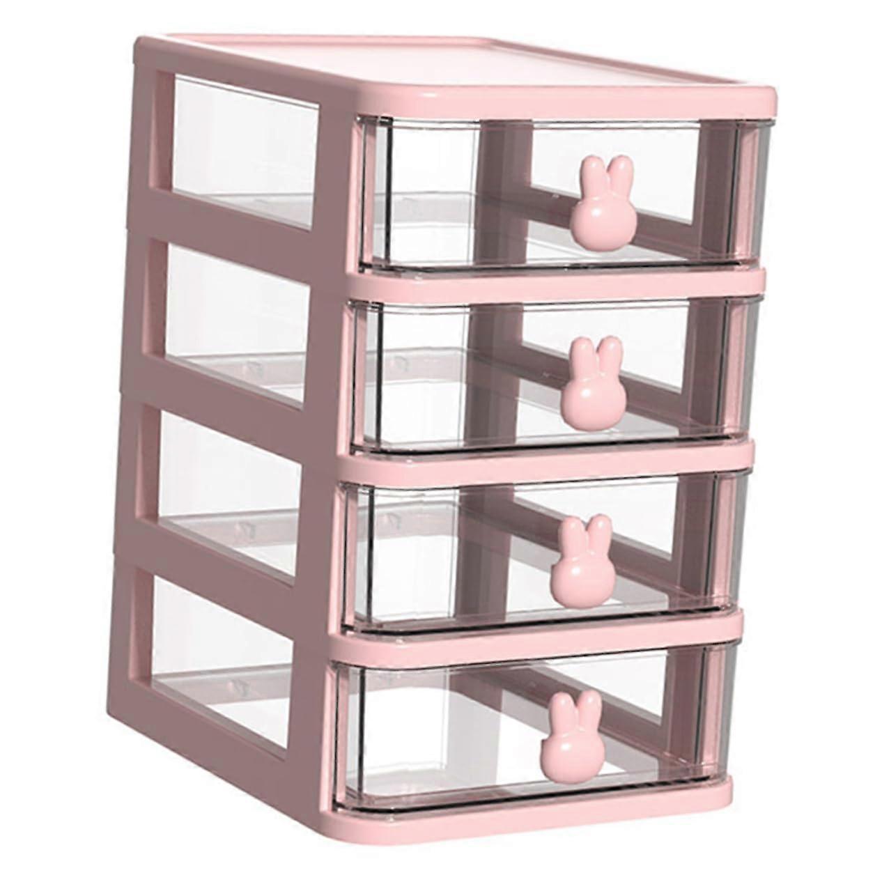 Desk Organizer with Drawers Large Capacity Multi-Tier Storage Box for Office Supplies