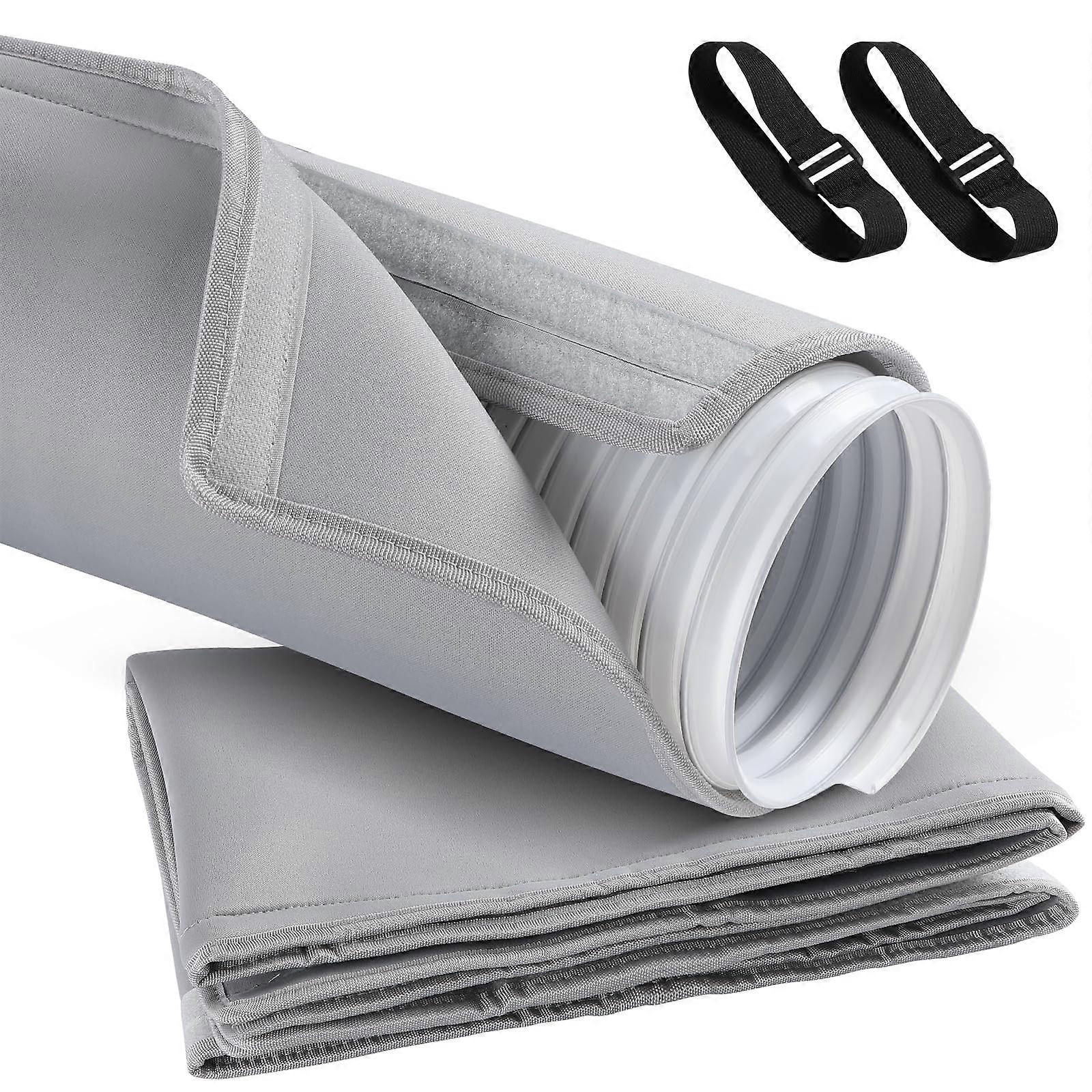 Air Conditioning Hose Protector 60 x 20 In, 5in & 5.9in, Washable & Foldable EVA Cover for Universal Mobile AC Exhaust