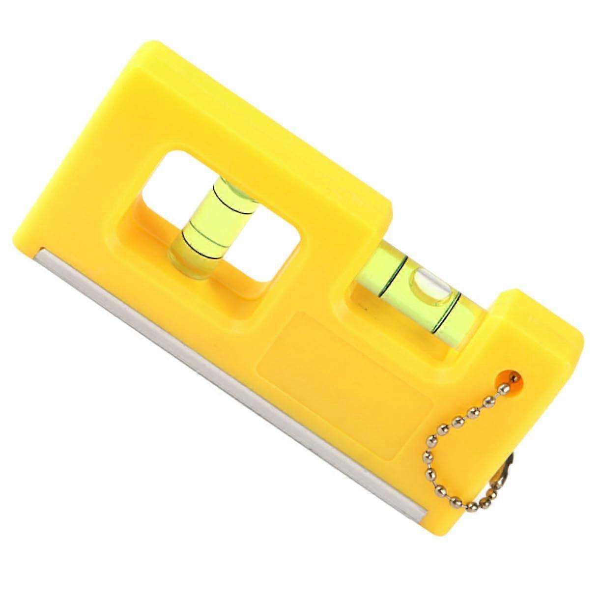 High Precision Magnetic Leveling Tool with Bubble Vial, Compact and Portable for Accurate Measurements in Handyman and Electrical Work