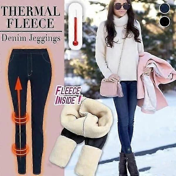 Thermique Polaire Denim Jeggings Super Comfy Stretch Denim Skinny
