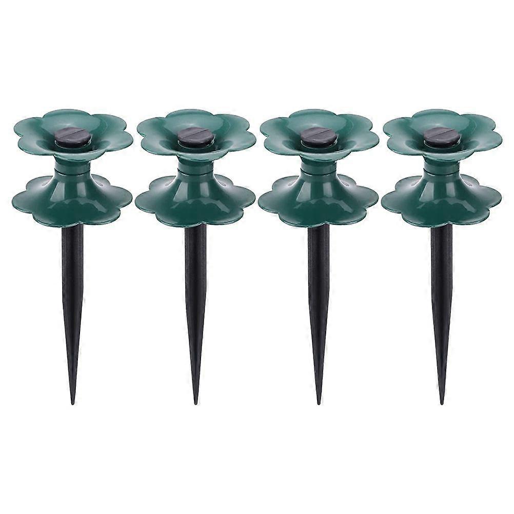 4 قطع دليل خرطوم المسامير حديقة خرطوم حصص الثقيلة متعرج عجلات الأنابيب