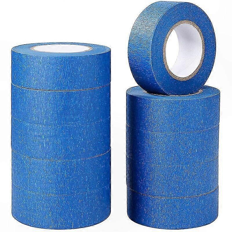 Decorative Tape for Painting, Labeling, and Crafting - 10 Rolls of 24mm x 20m Masking Tape for DIY Projects