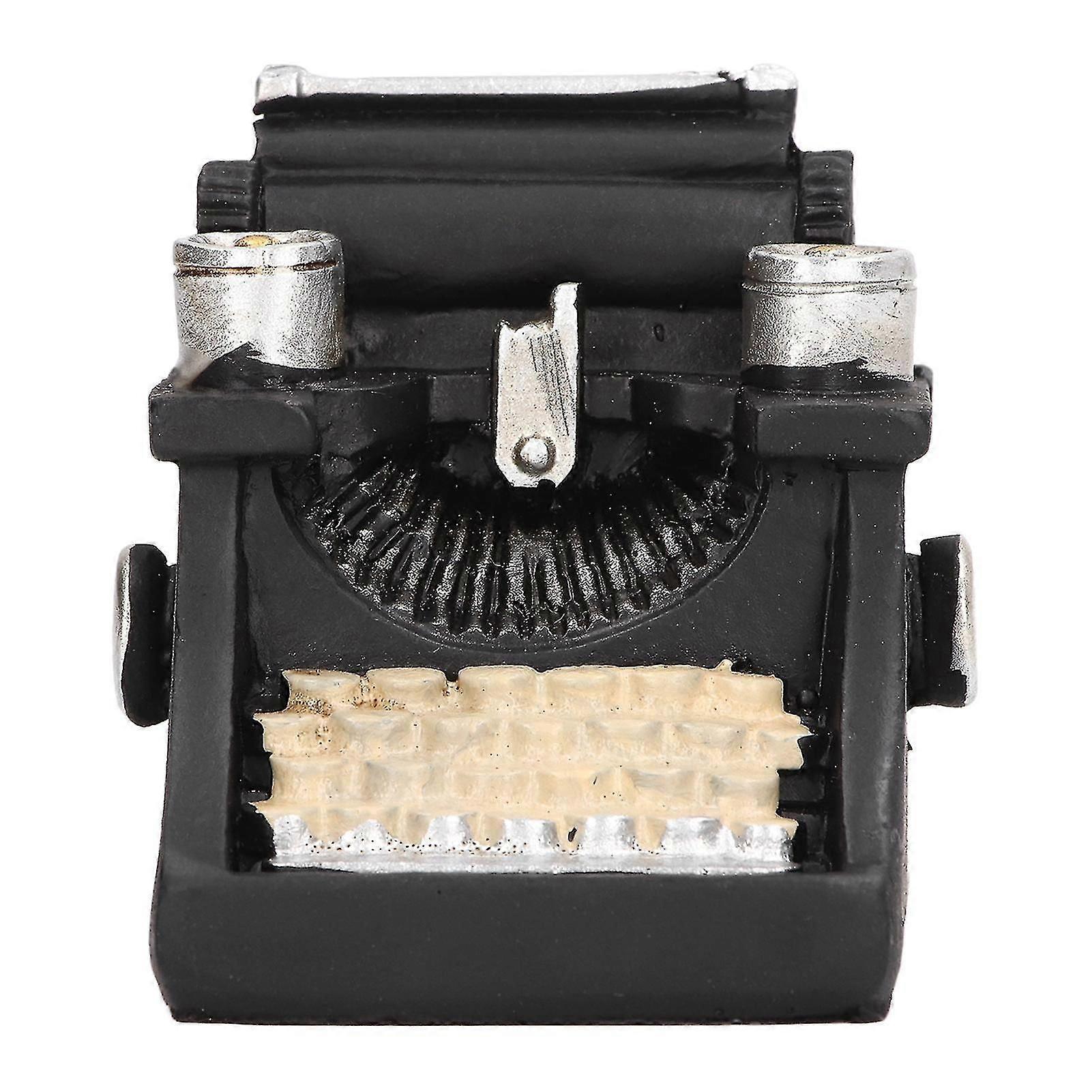 1/6 Scale Miniature Typewriter Dollhouse Decorative Prop