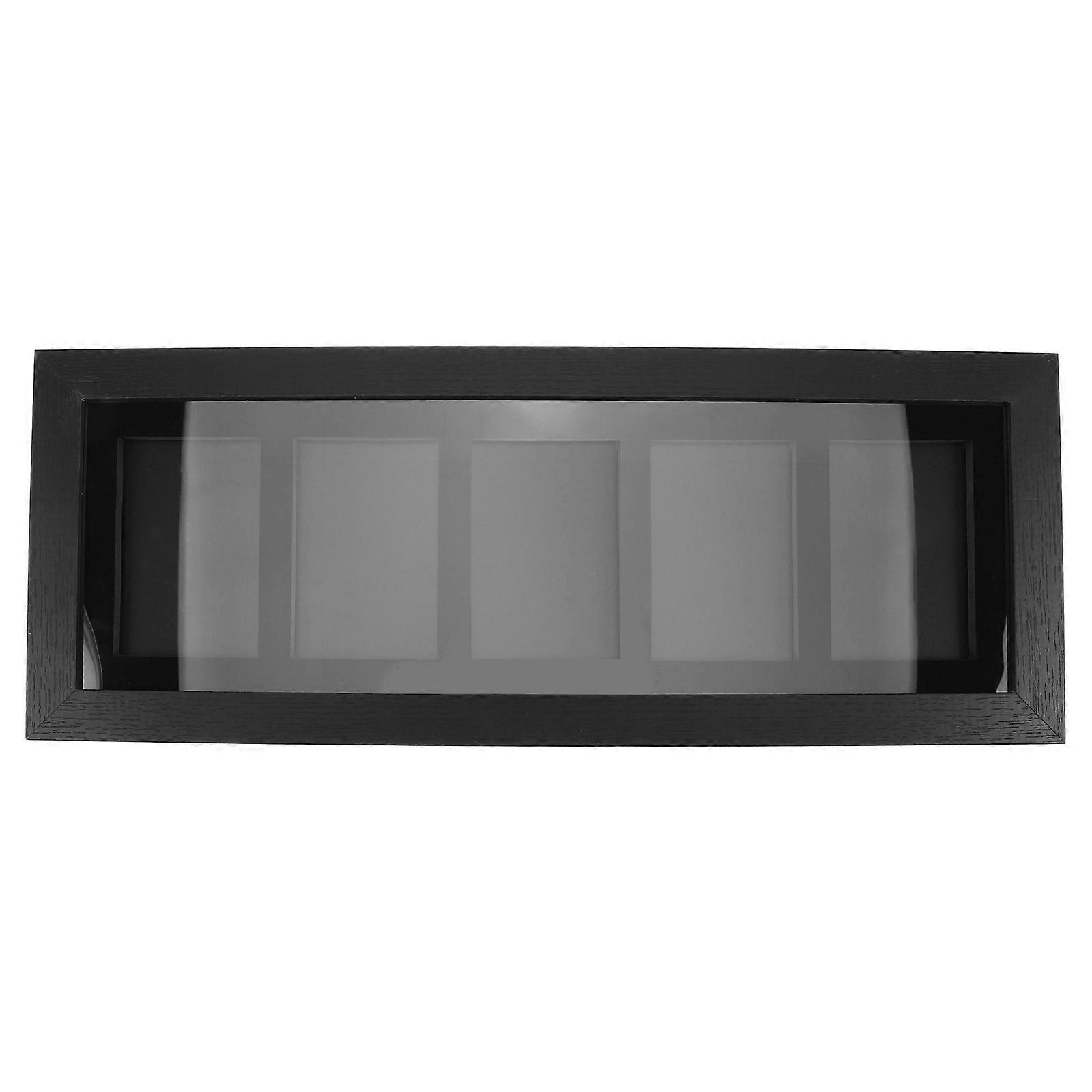Trading Card Display Frame Wall Mount Organizer for Baseball, Basketball, Football Cards with Fibreboard Protection and Visibility